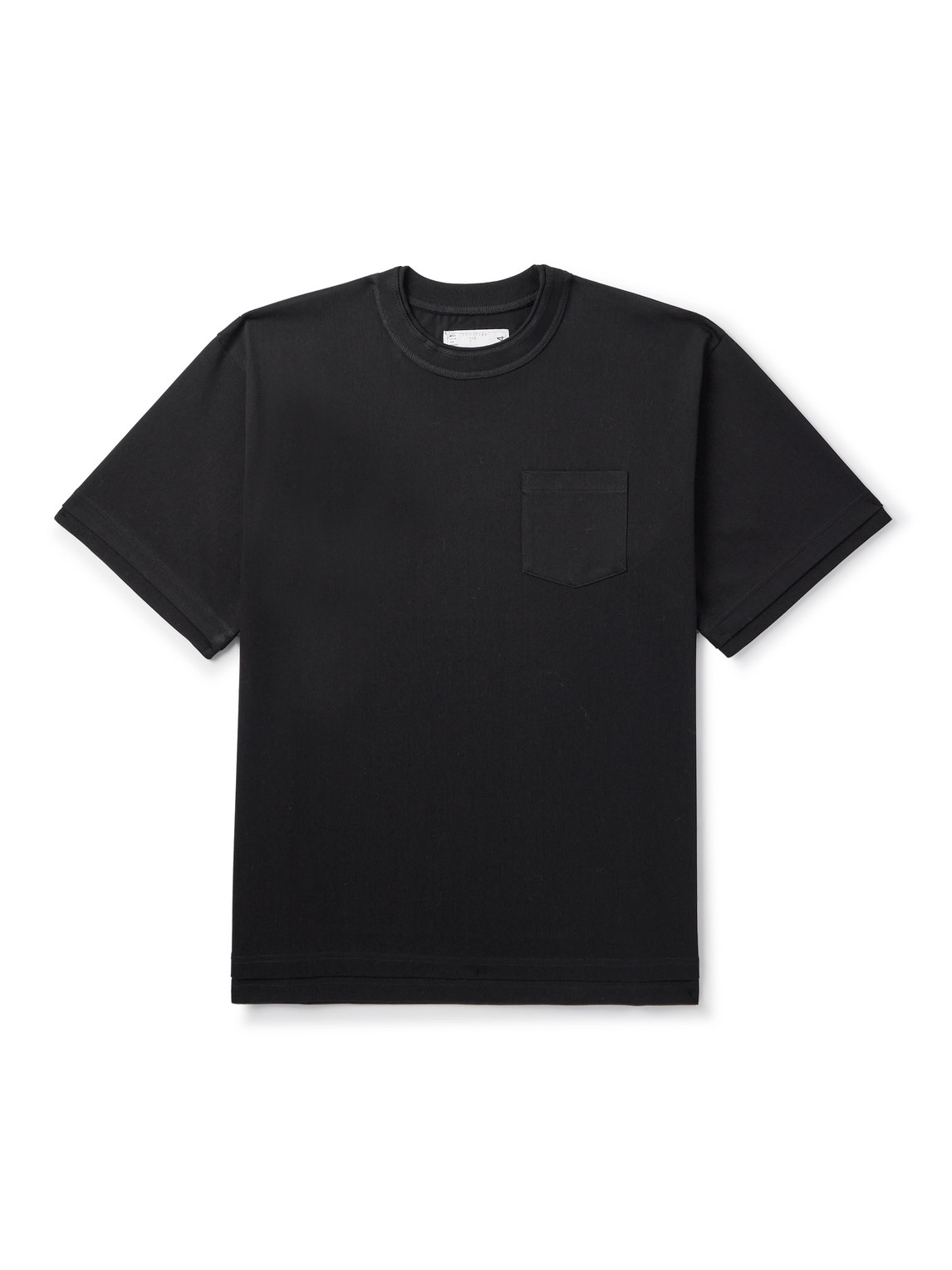 Sacai Layered Cotton-jersey T-shirt
