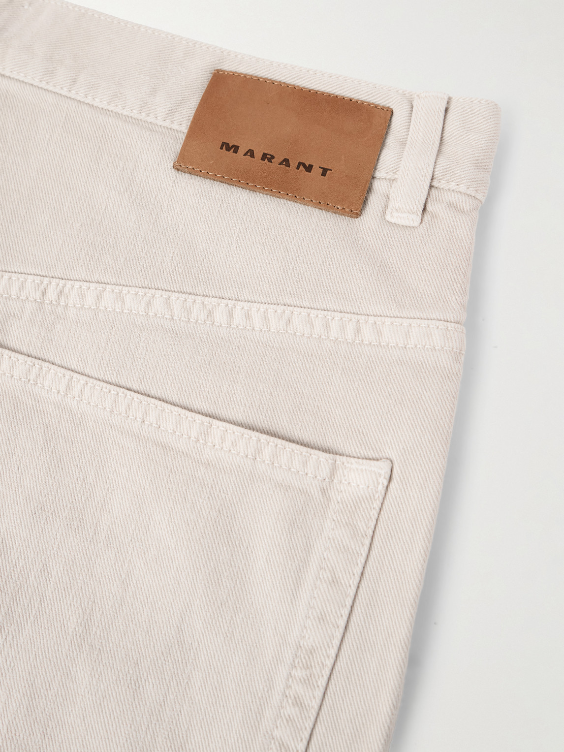 Isabel Marant Jameson Wide-leg Jeans In Neutral