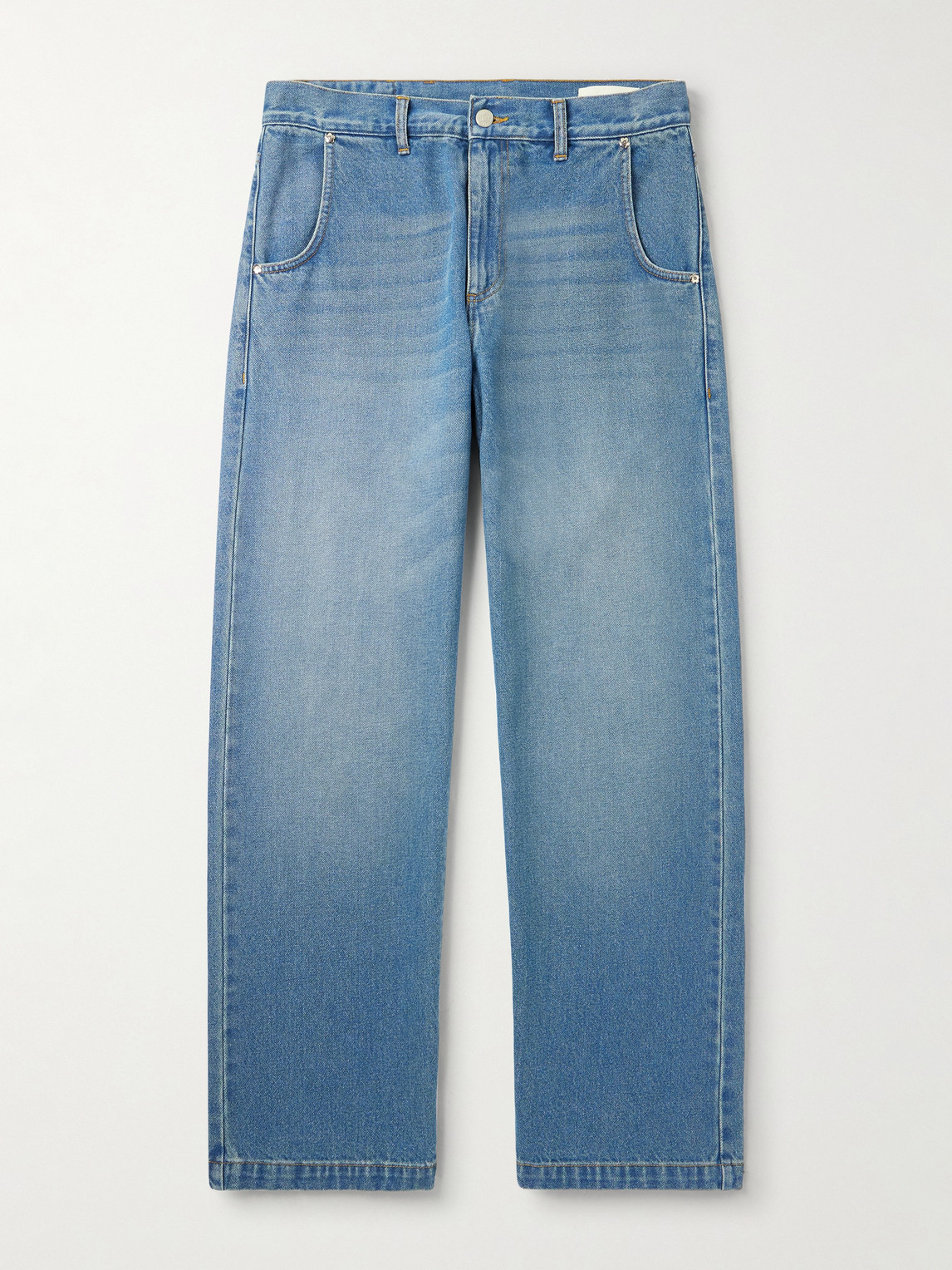 Mfpen Straight-leg Organic Jeans In Blue