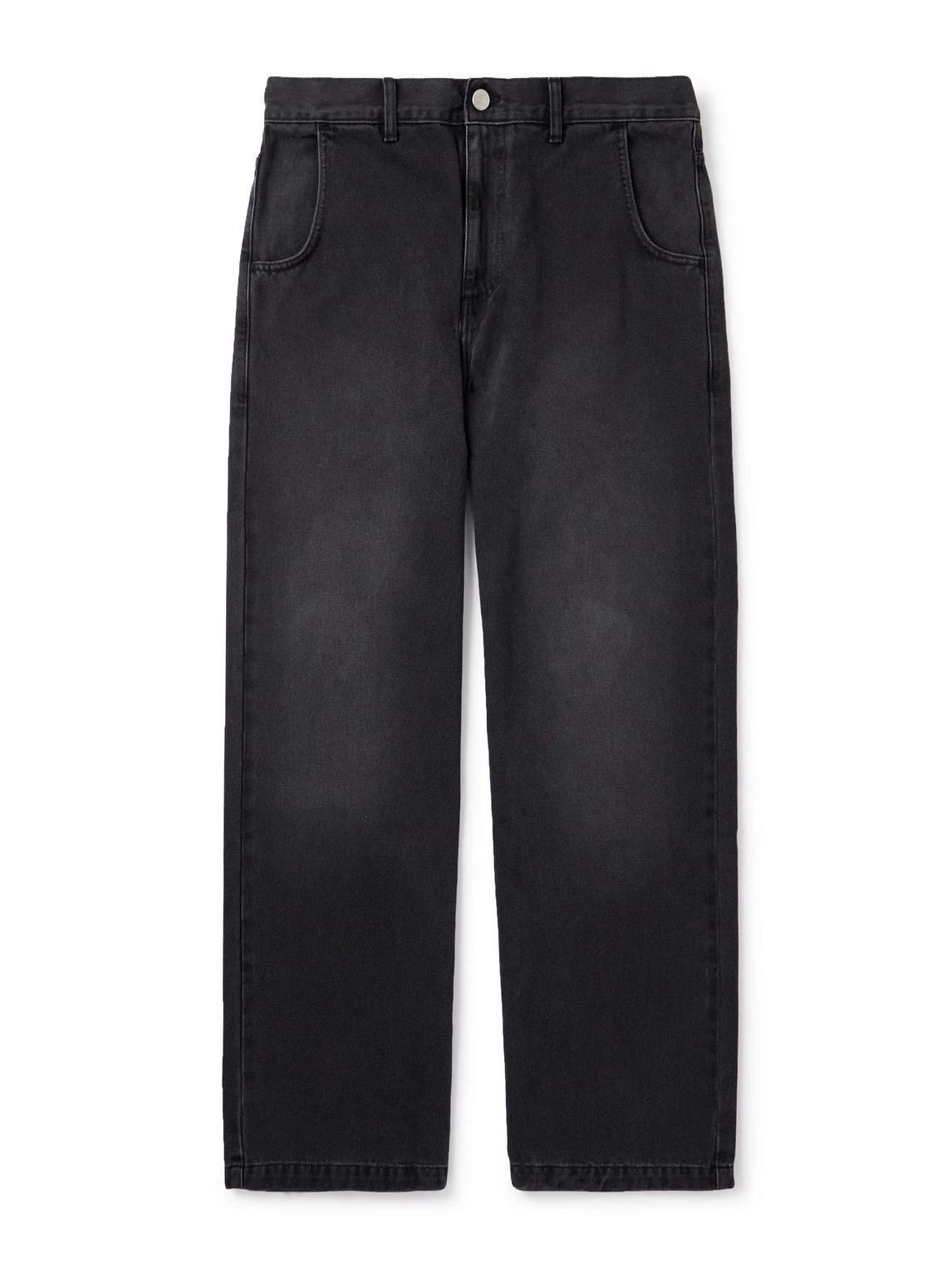 Mfpen Straight-leg Organic Jeans In Black