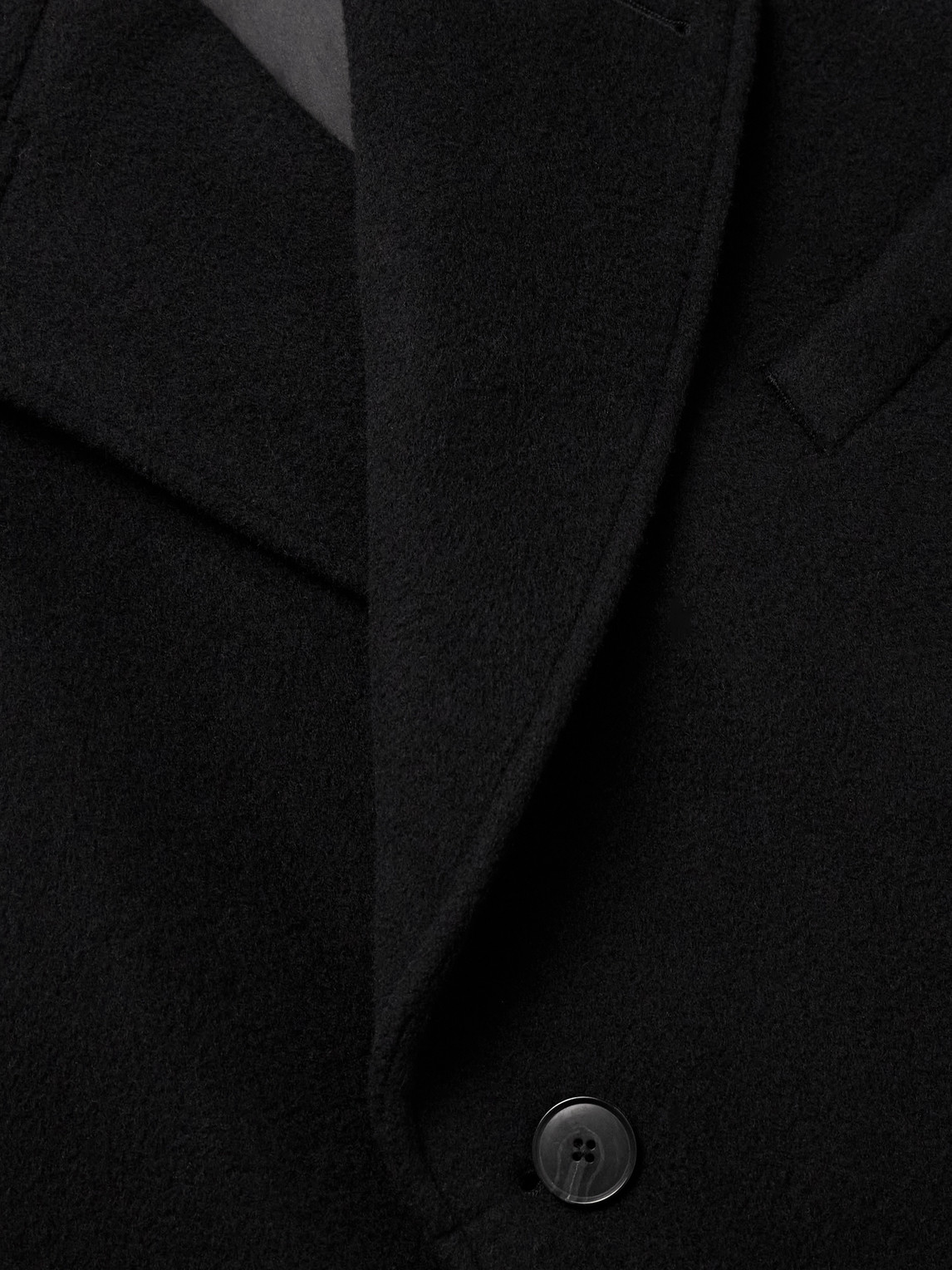 Conference Double-Breasted Recycled-Wool Coat