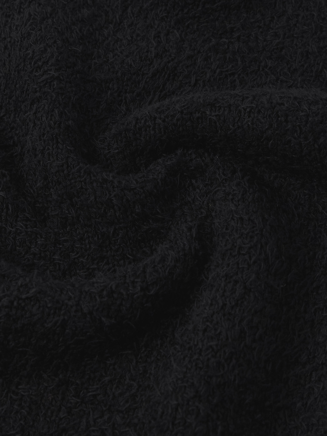 Mfpen Combed Organic Cotton Sweater In Black
