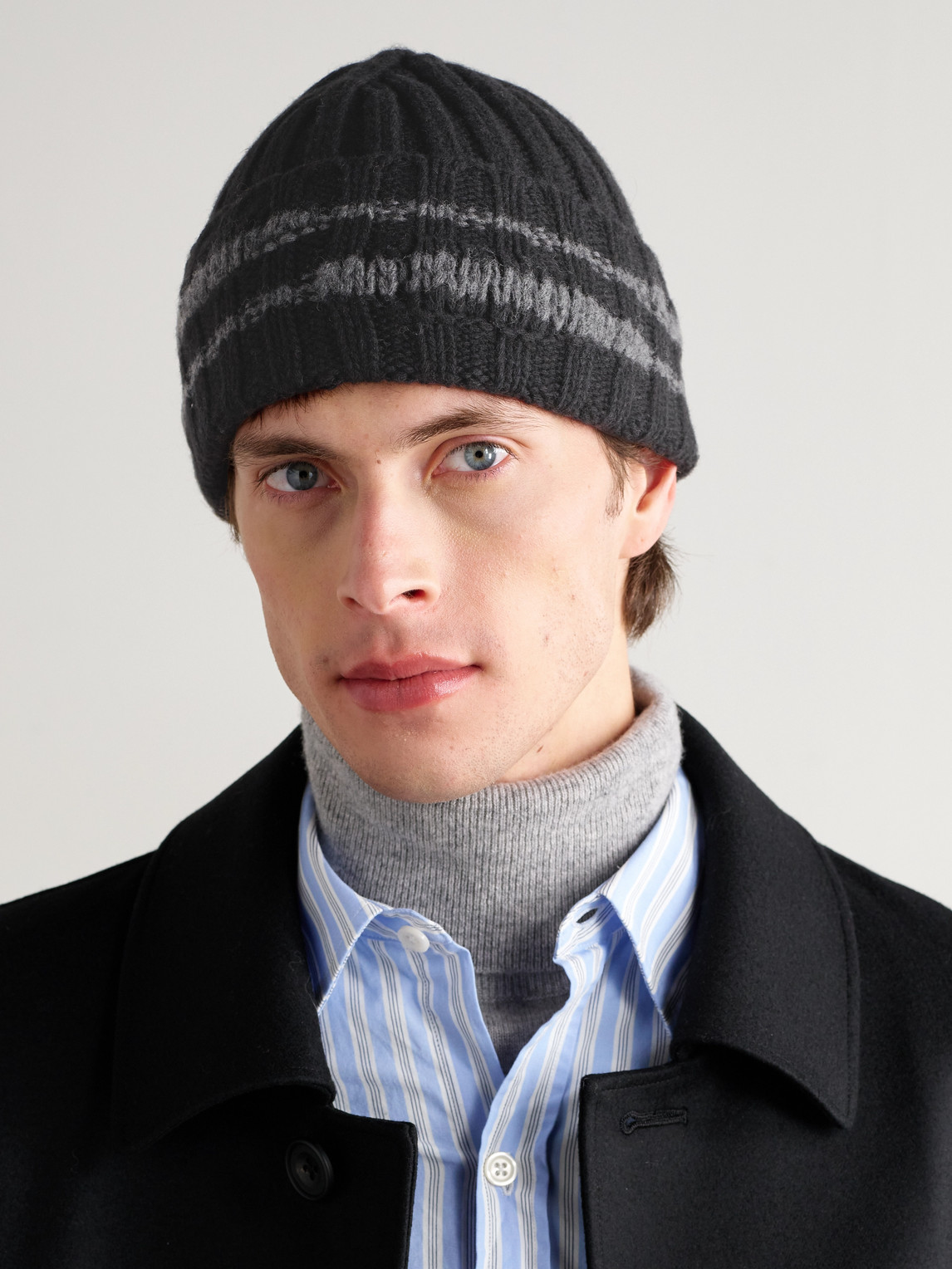 Court Ribbed Wool Beanie — 2