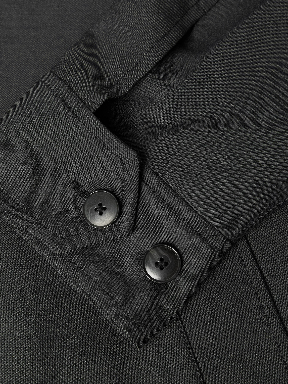 Mfpen Mail Wool-twill Jacket In Black