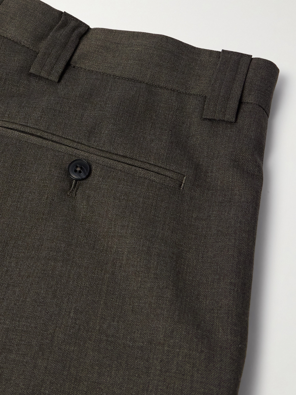Mfpen Study Straight-leg Wool Trousers In Gray