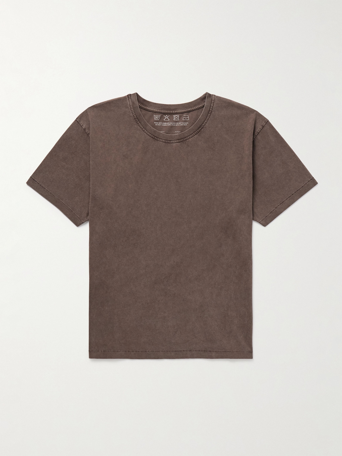 mfpen New Garment-Dyed Brushed Organic Cotton-Jersey T-Shirt - Men