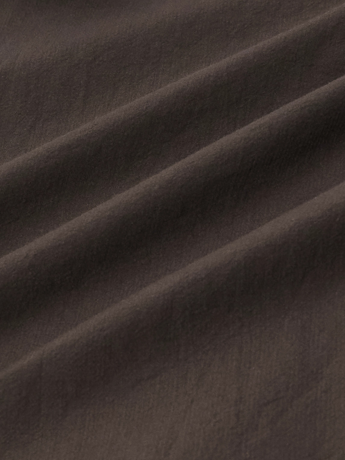 Mfpen Oversized Micro Structure Shirt In Brown