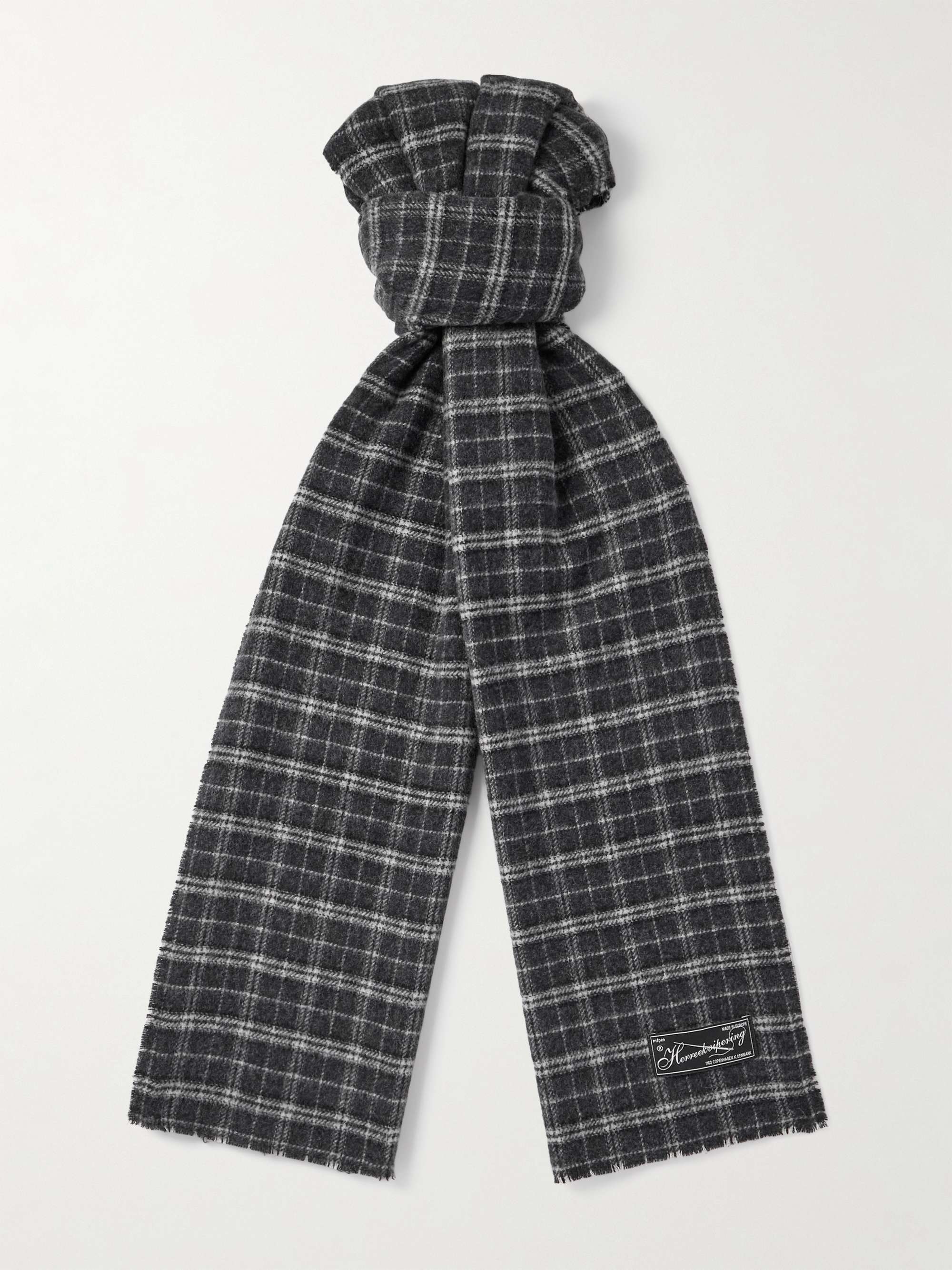 【MFPEN herreekvipering】WOOL SCARF / BLUE mfpen Blue Wool Scarf mfpen