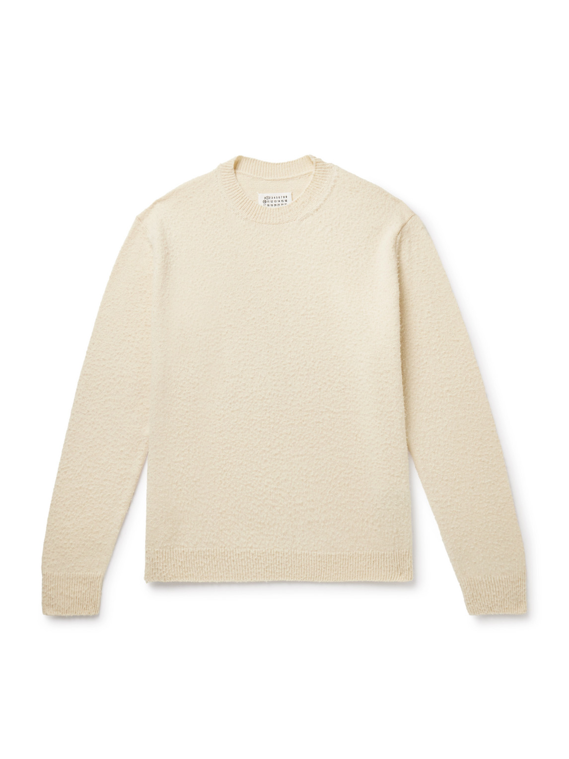 Brushed Wool and Cotton-Blend Sweater