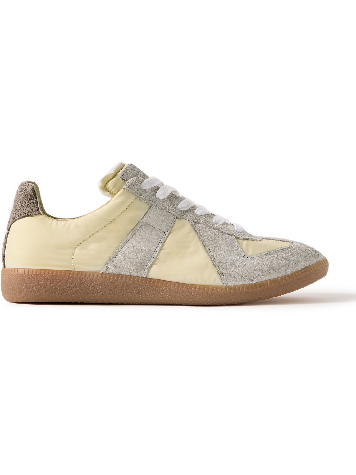 Replica Shell and Suede Sneakers