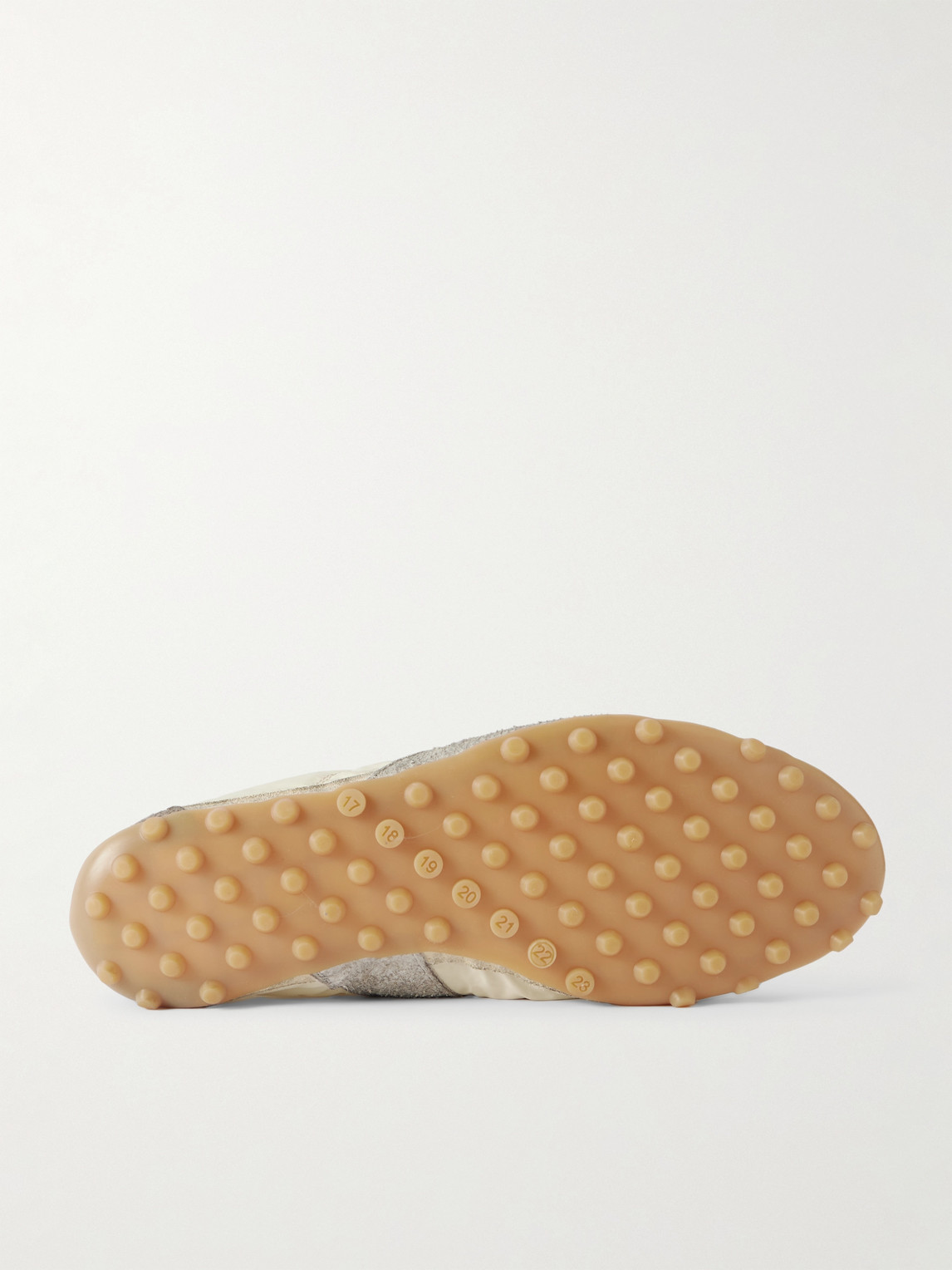 Maison Margiela Sprinters Low Top Sneakers With Dirty Effect