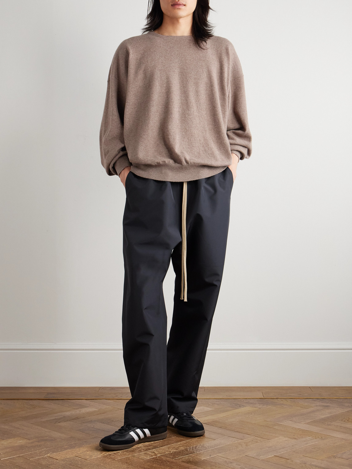 Fear Of God Cashmere Sweater In Brown