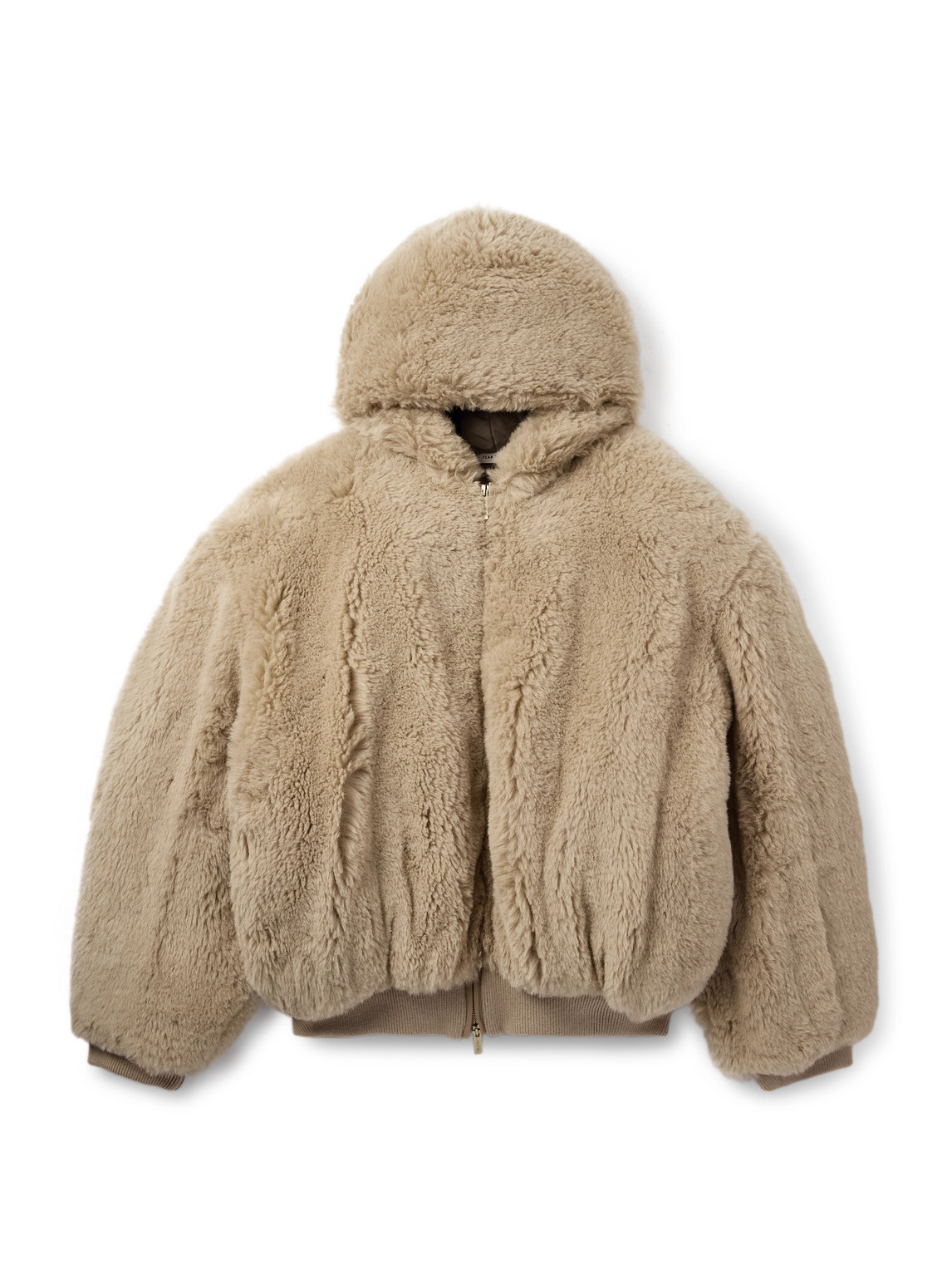 Alpaca and Cotton-Blend Hooded Bomber Jacket