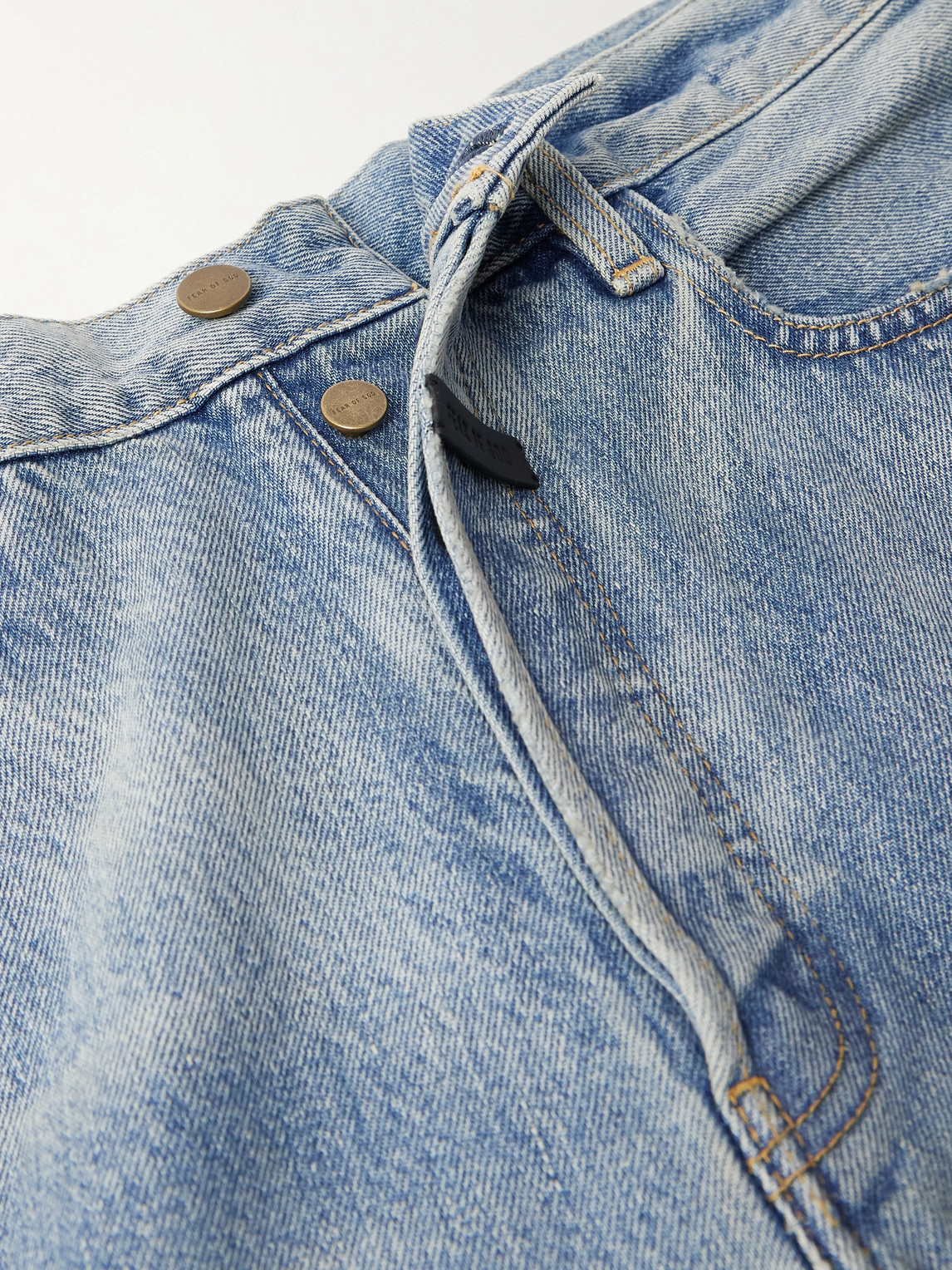 Fear Of God 5 Pocket Straight Leg In Blue