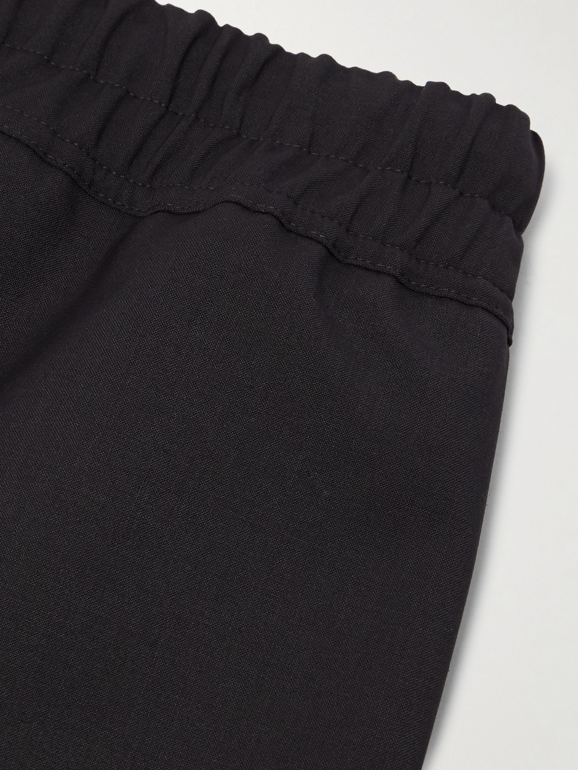 Fear Of God Straight-leg Panelled Woven Drawstring Trousers In Black