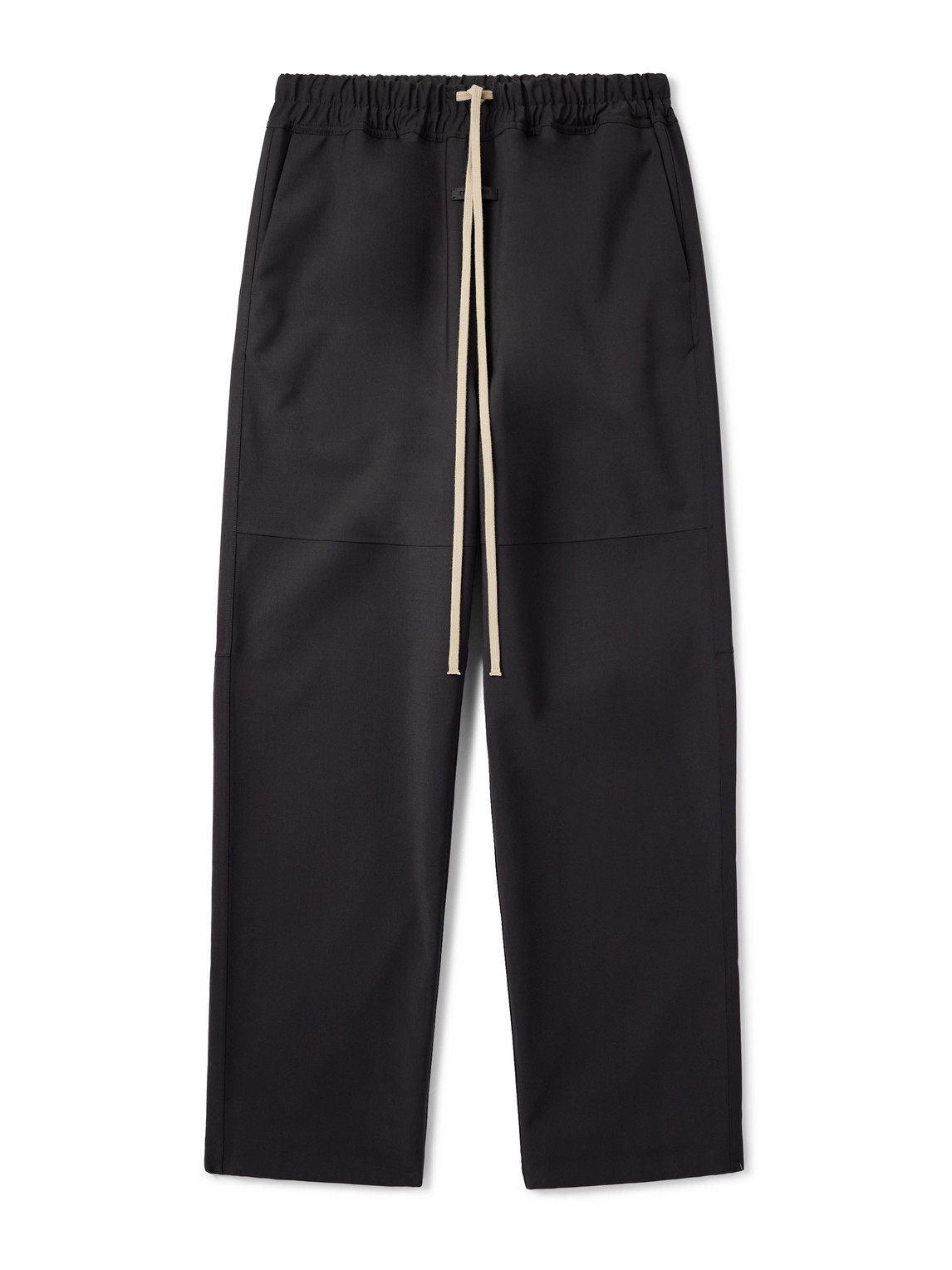 Fear Of God Straight-leg Panelled Woven Drawstring Trousers In Black