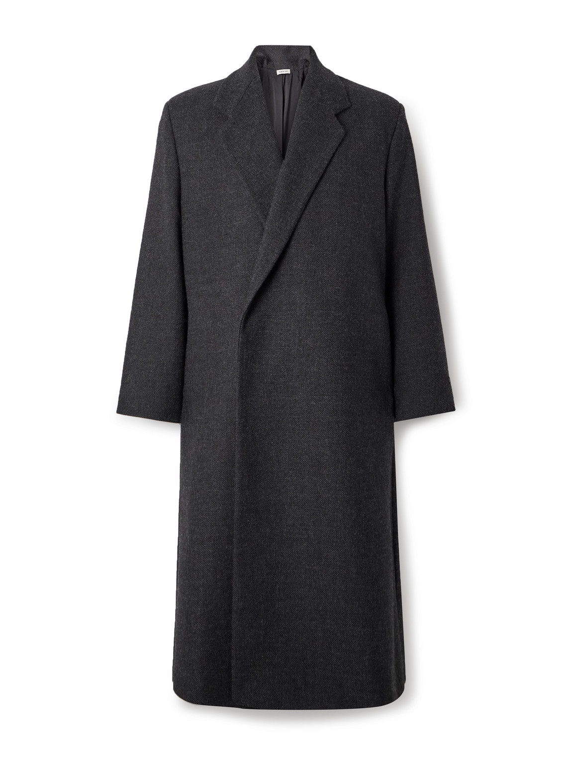 Fear Of God Double-breasted Virgin Wool Coat In Black