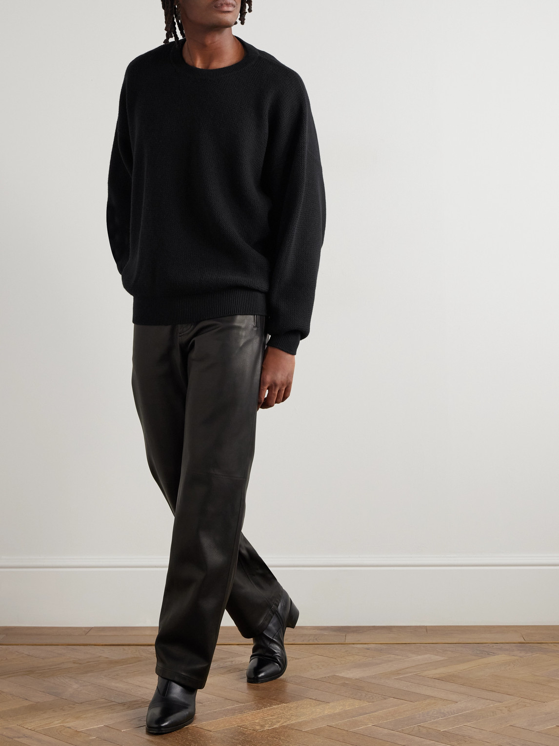 Fear Of God Virgin Wool Sweater In Black