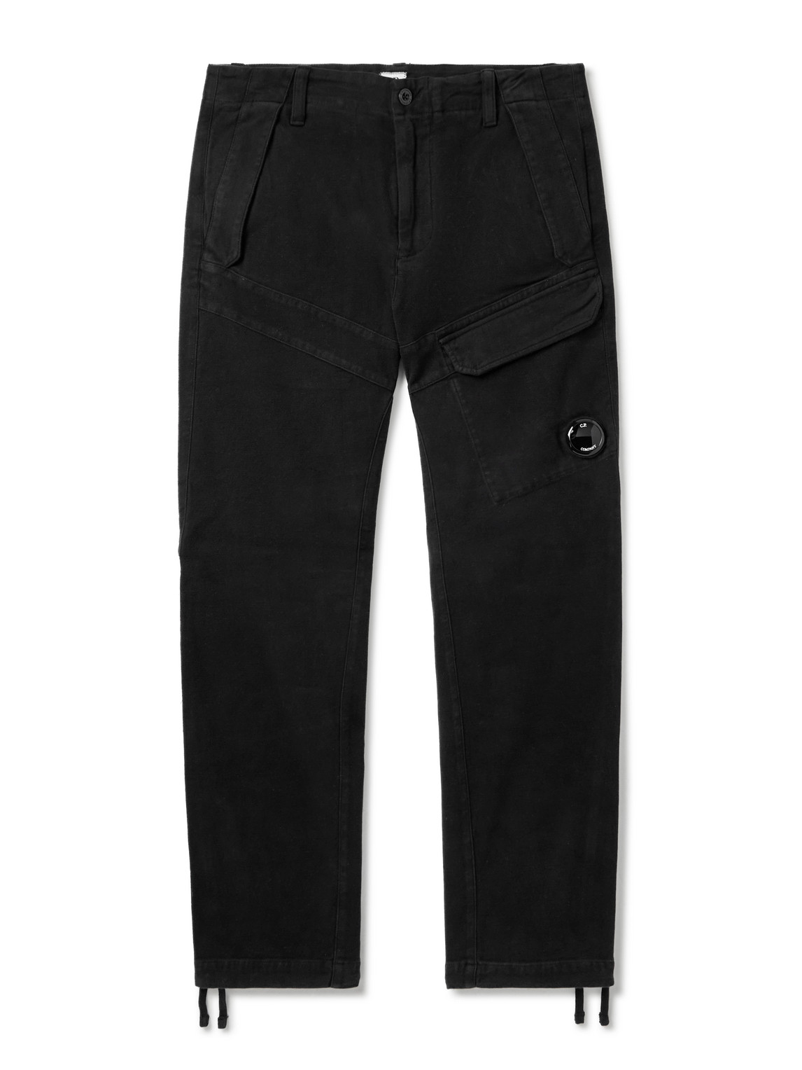 C.P. Company Straight-Leg Stretch Cotton-Moleskin Cargo Trousers - Men