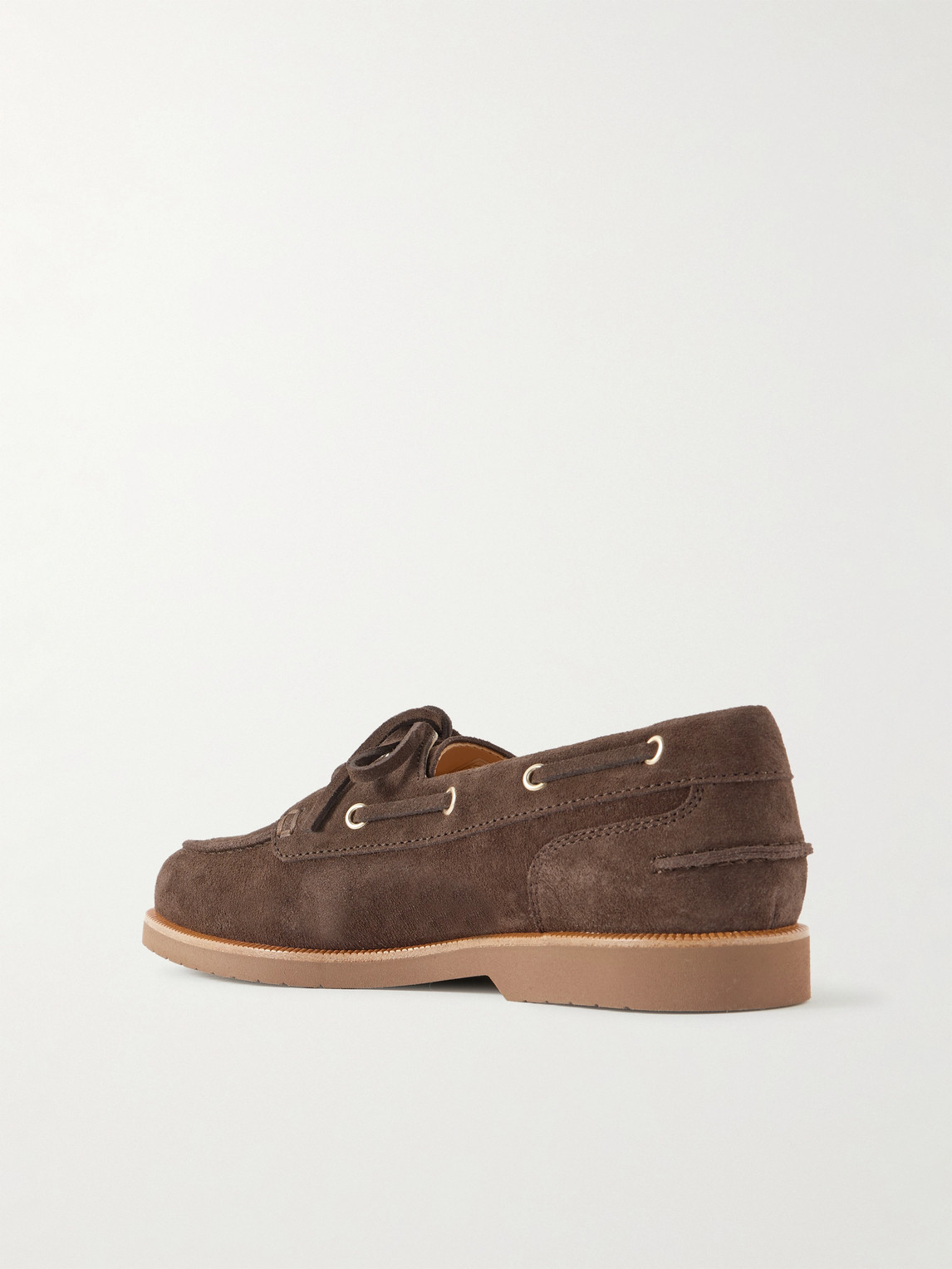 Brunello Cucinelli Suede Boat Shoes