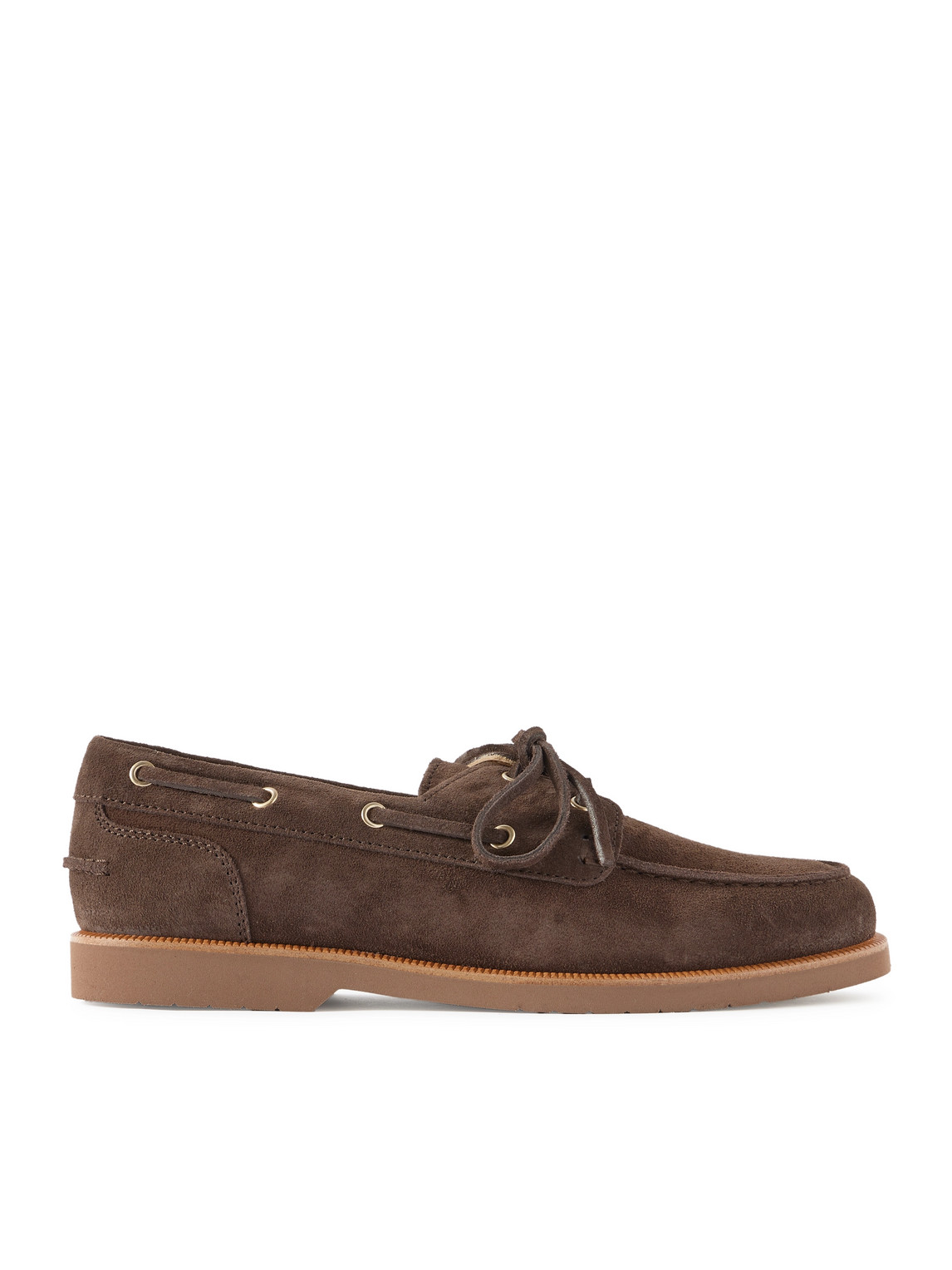 Brunello Cucinelli Suede Boat Shoes