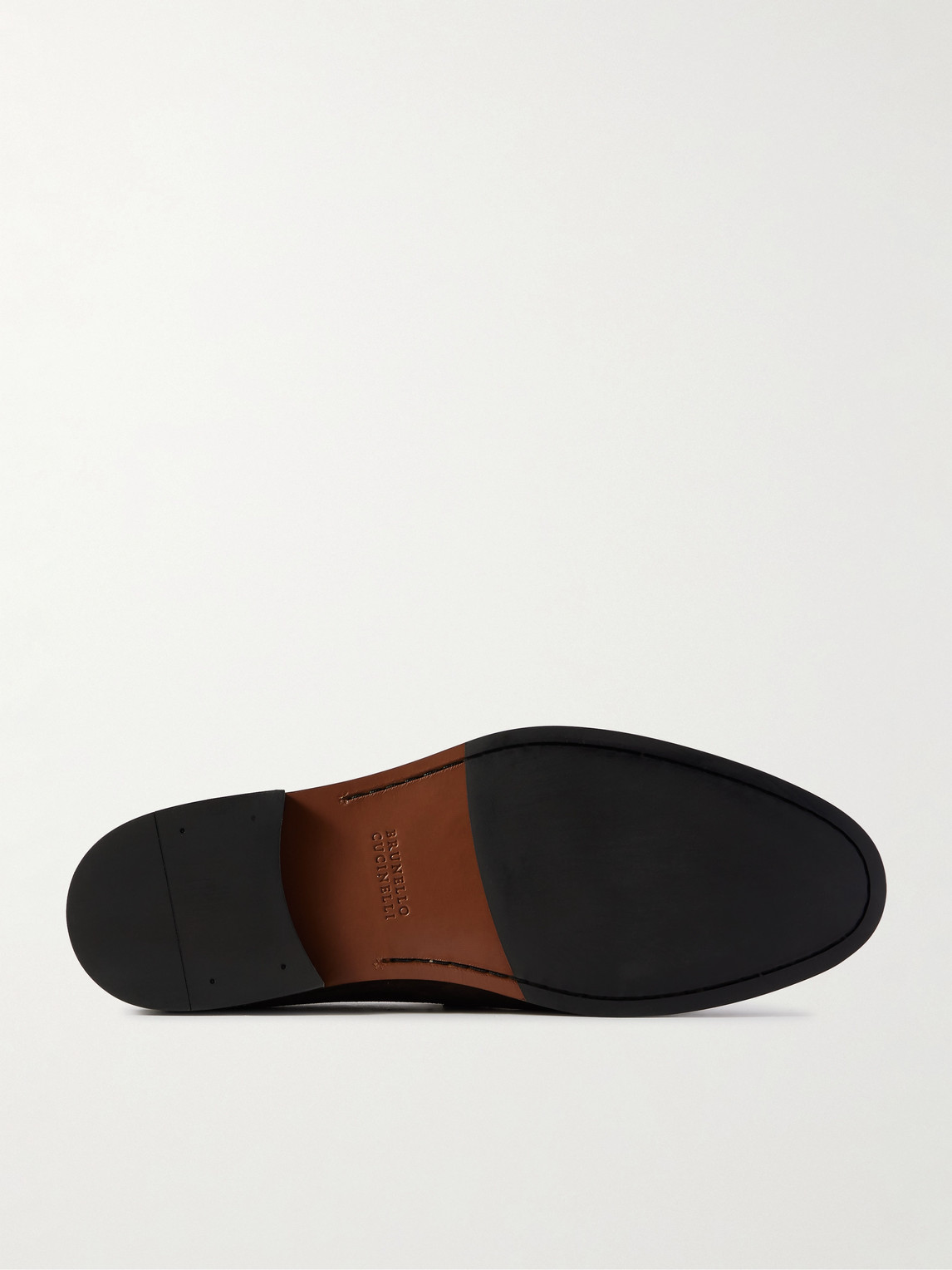 Brunello Cucinelli Suede Loafers In Brown