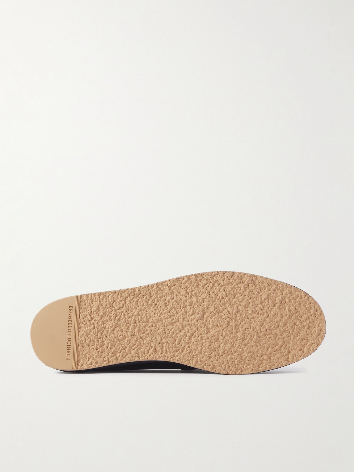 Brunello Cucinelli Washed-suede Penny Loafers In Blue