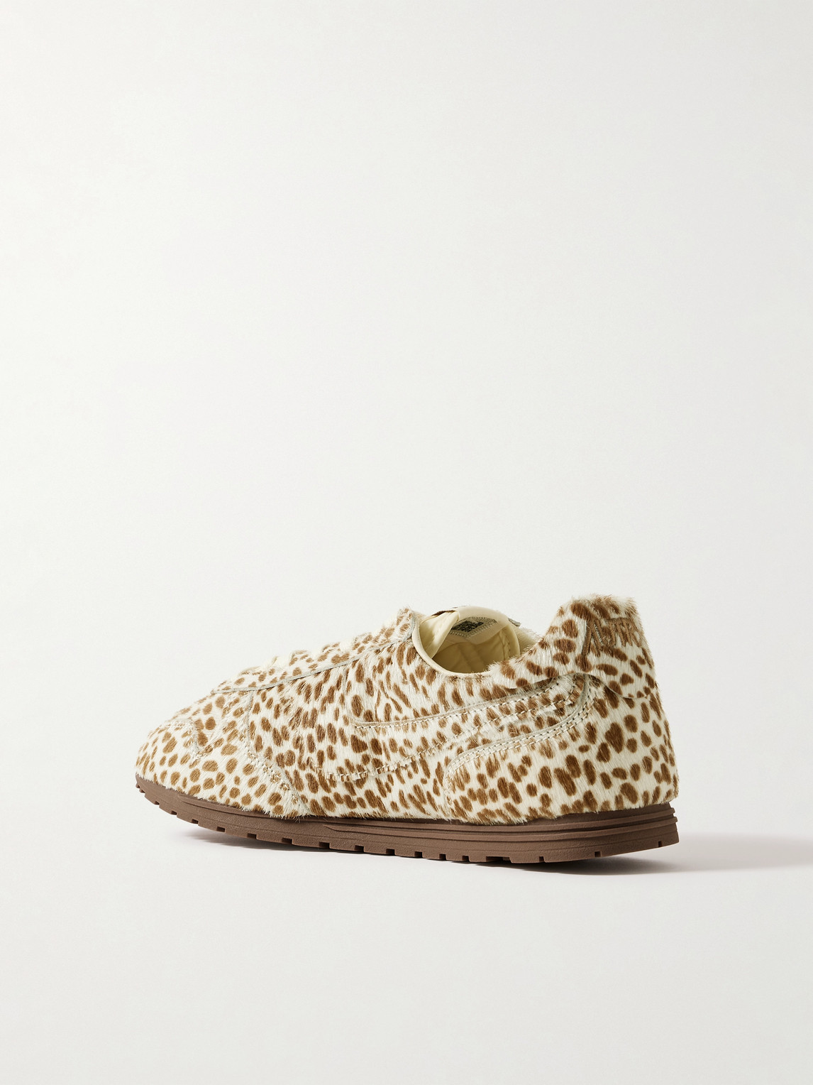 Autry Windspin Cheetah-print Pony Hair Sneakers In Neutral