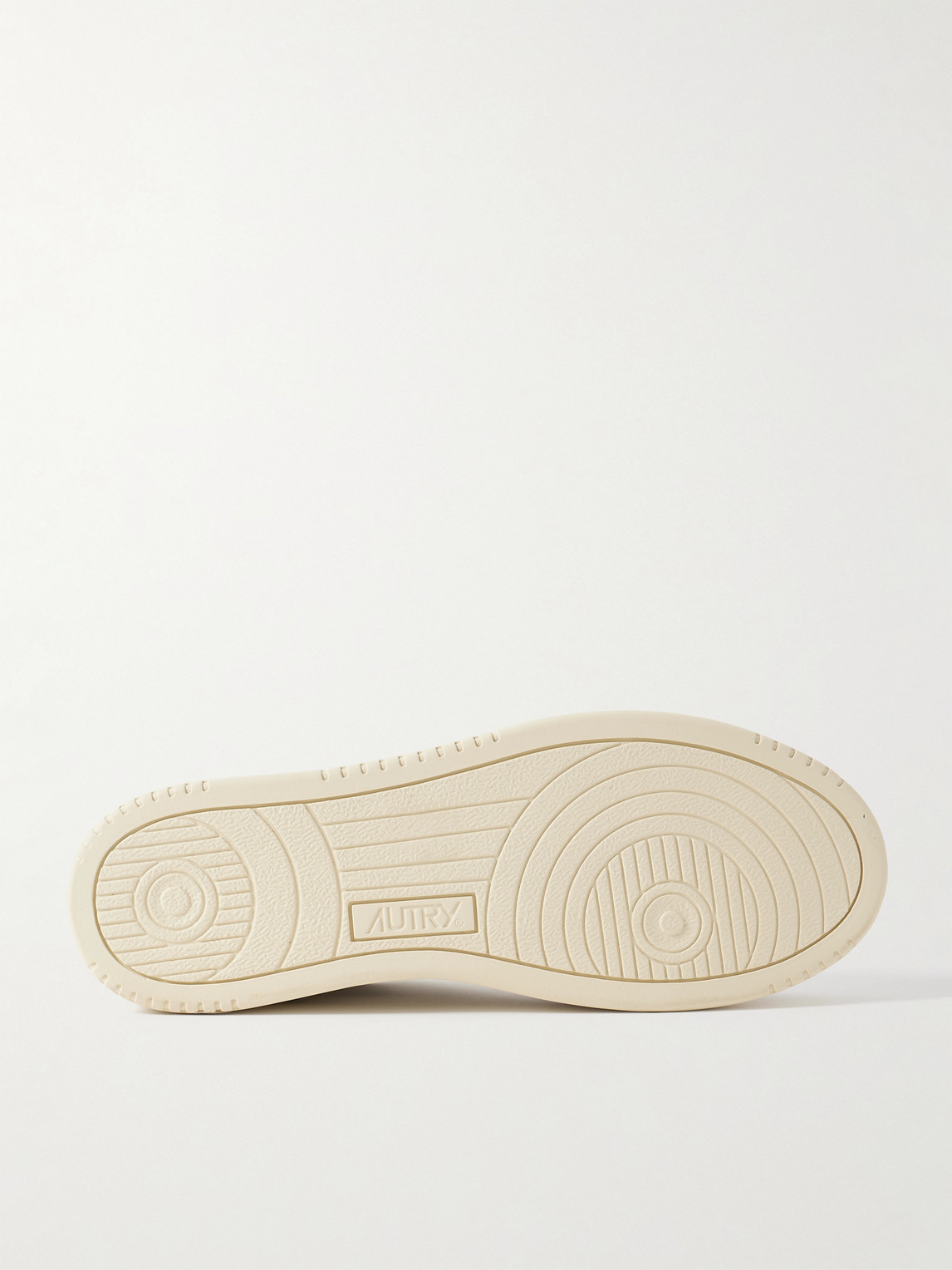 Autry Low Sneaker With Suede Accents And Perforated Toe Box