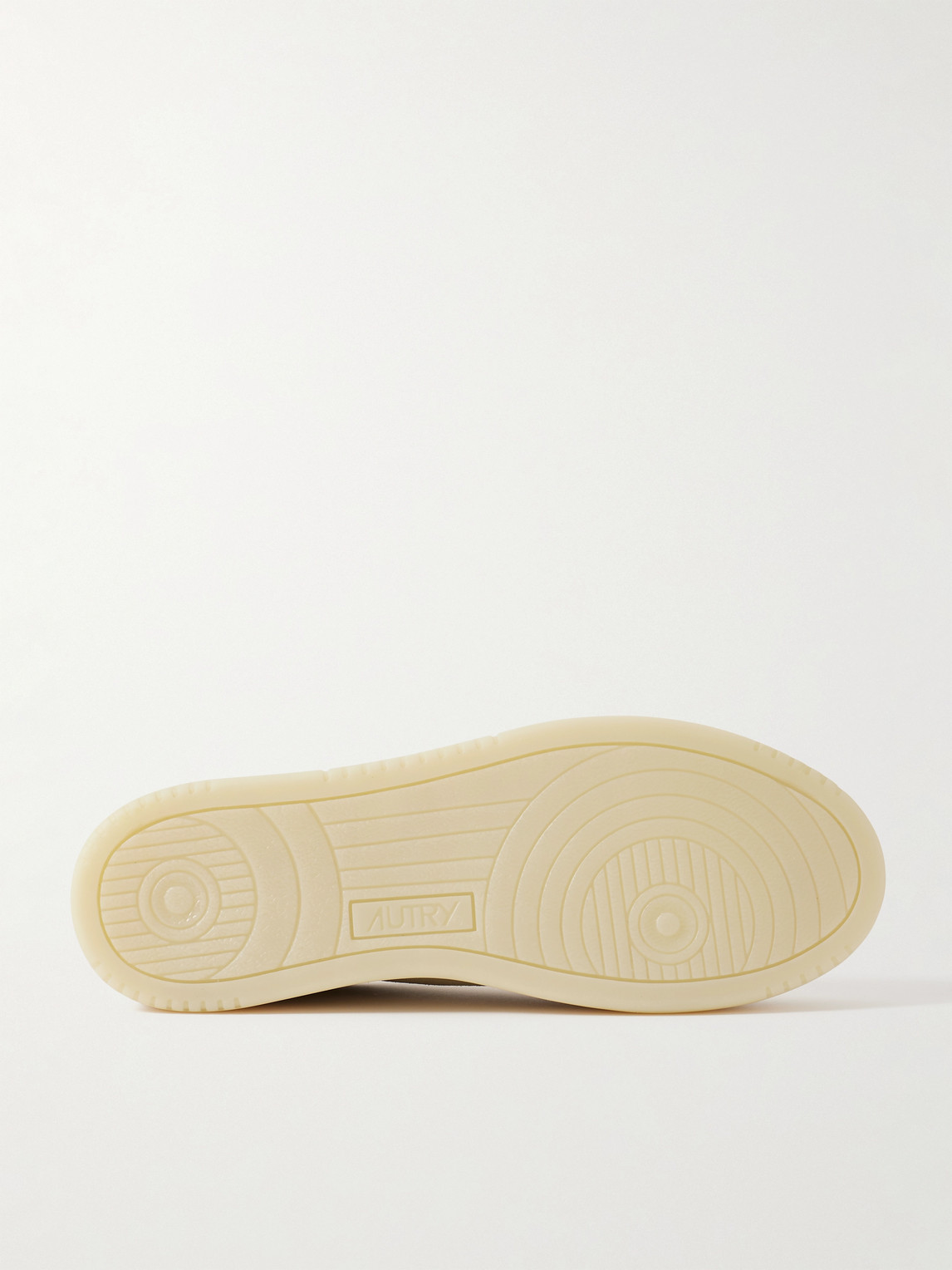 Autry Dallas Low Marshmallow Suede And Papyrus Sneakers