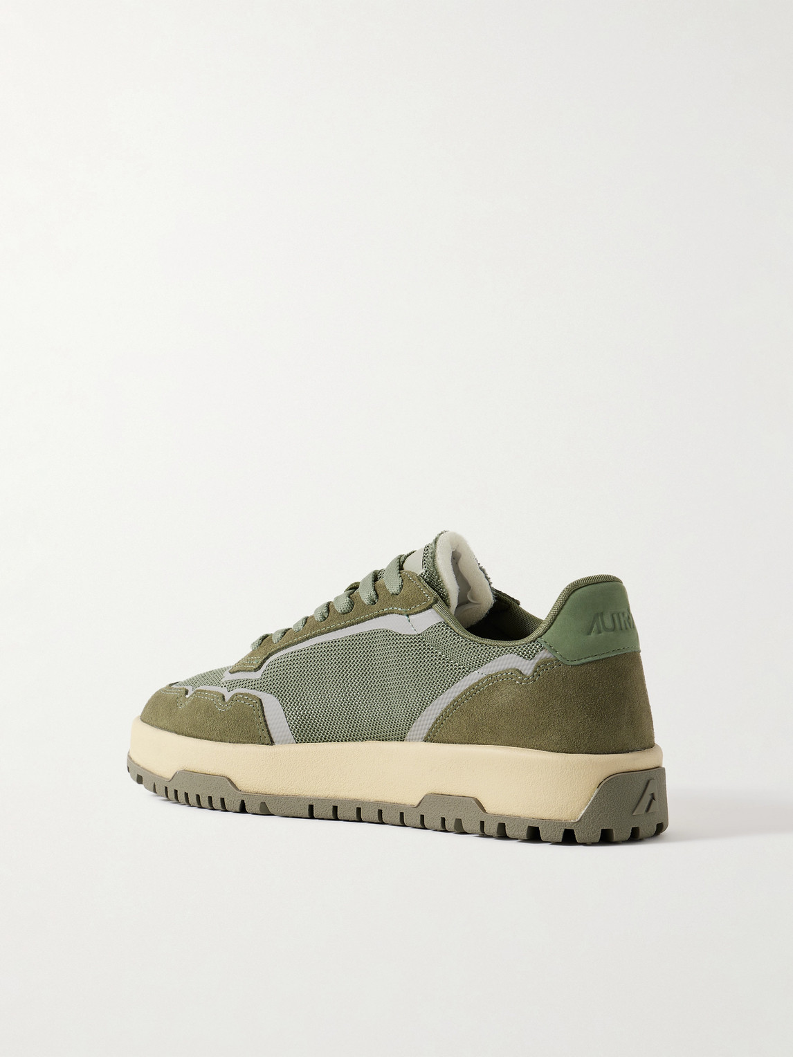 Autry Wildpace Nubuck And Rubber-trimmed Suede And Mesh Sneakers