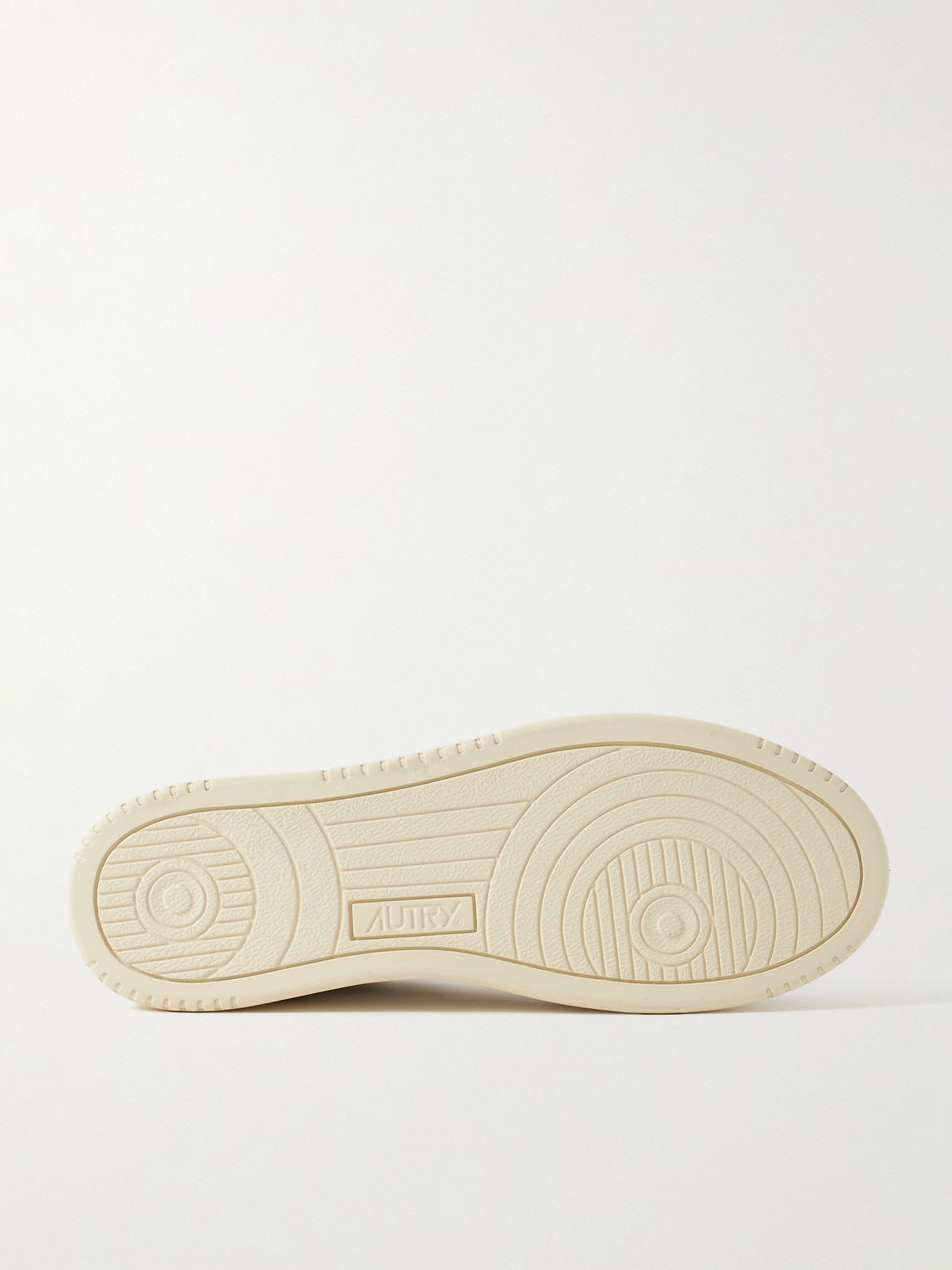 Autry 'medalist Low' White Low Top Sneakers With Side Logo Detail In Leather And Suede Man In White