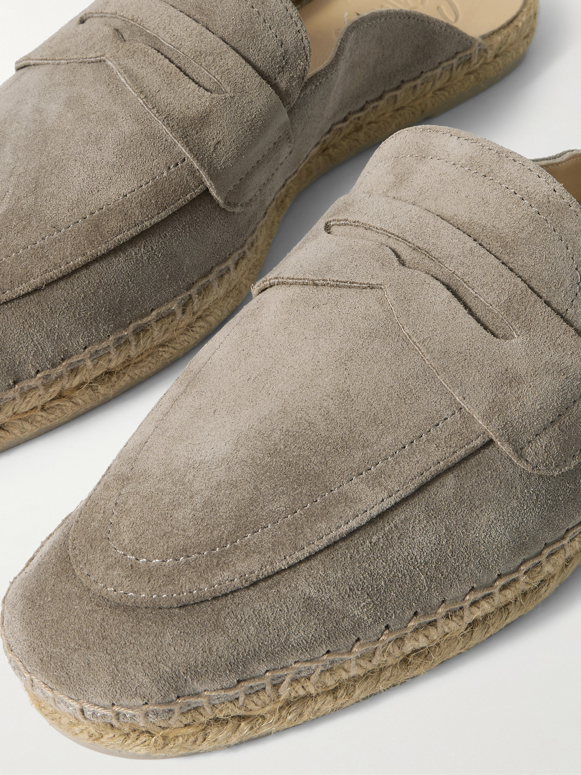 Castaã±er Nando Suede Backless Espadrilles