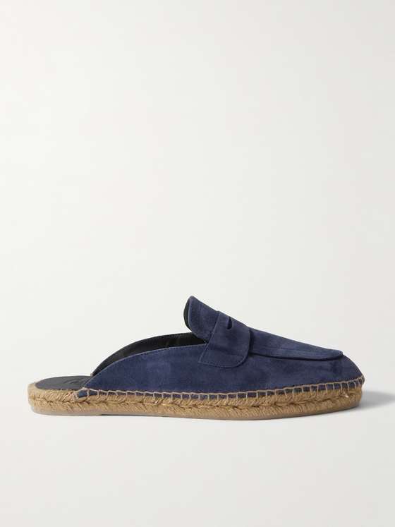 Castaer Nando Suede Backless Espadrilles