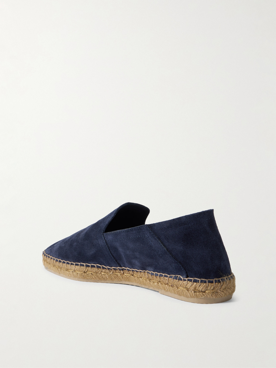Castaã±er Parker Collapsible-heel Suede Espadrilles In Blue