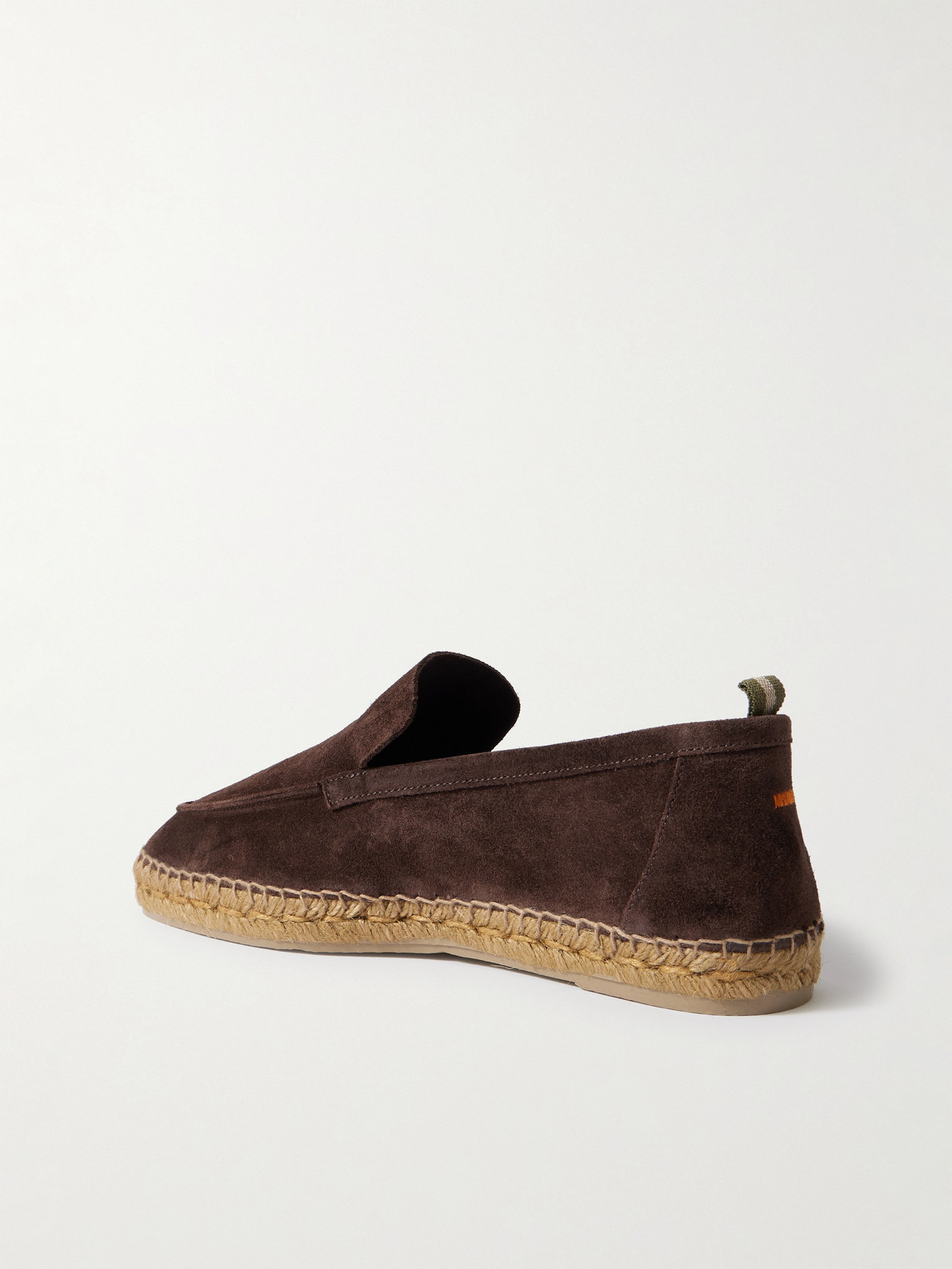 Castaã±er Suede Slip-on Espadrilles In Brown