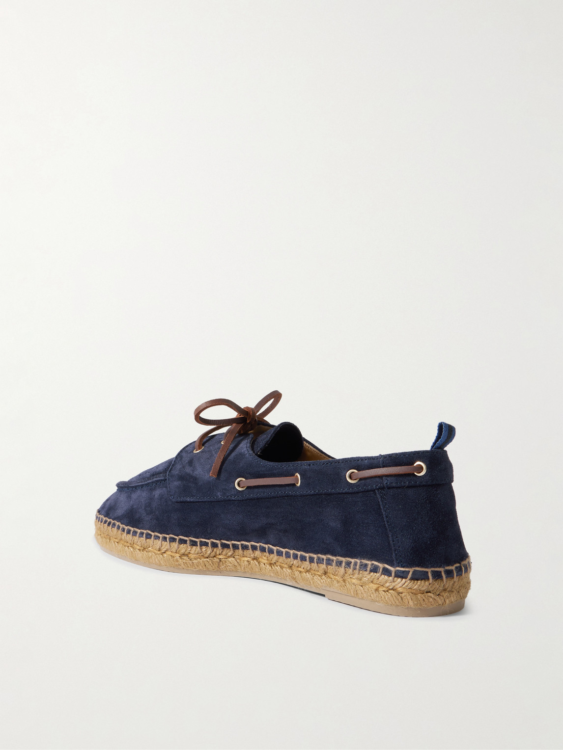 Castaã±er Suede Lace-up Espadrilles In Blue