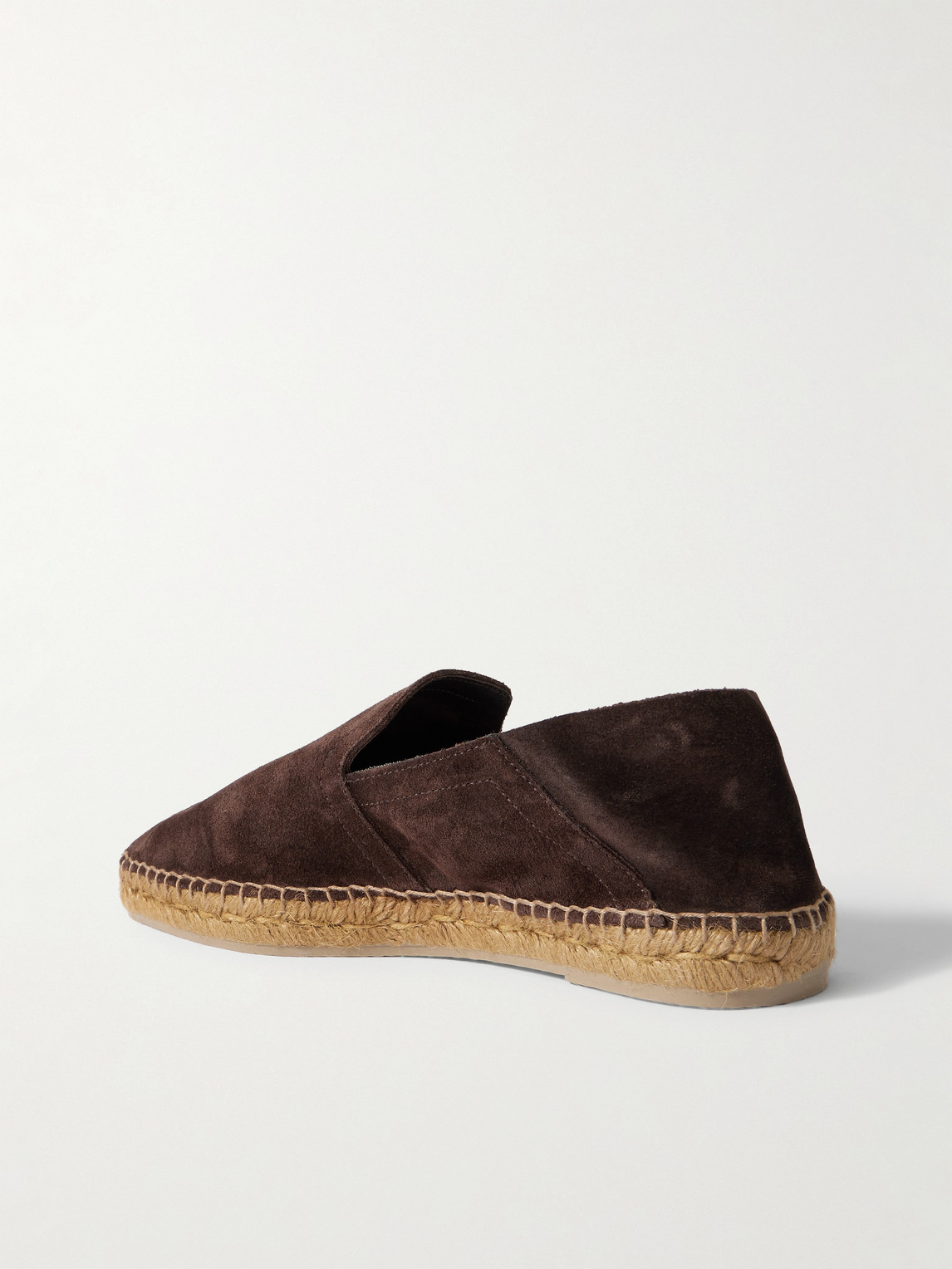 Castaã±er Parker Collapsible-heel Suede Loafers In Brown