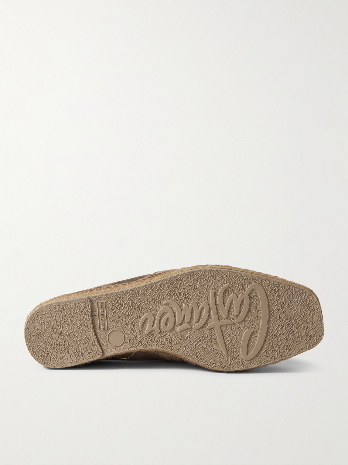 Castaã±er Parker Collapsible-heel Suede Loafers In Brown