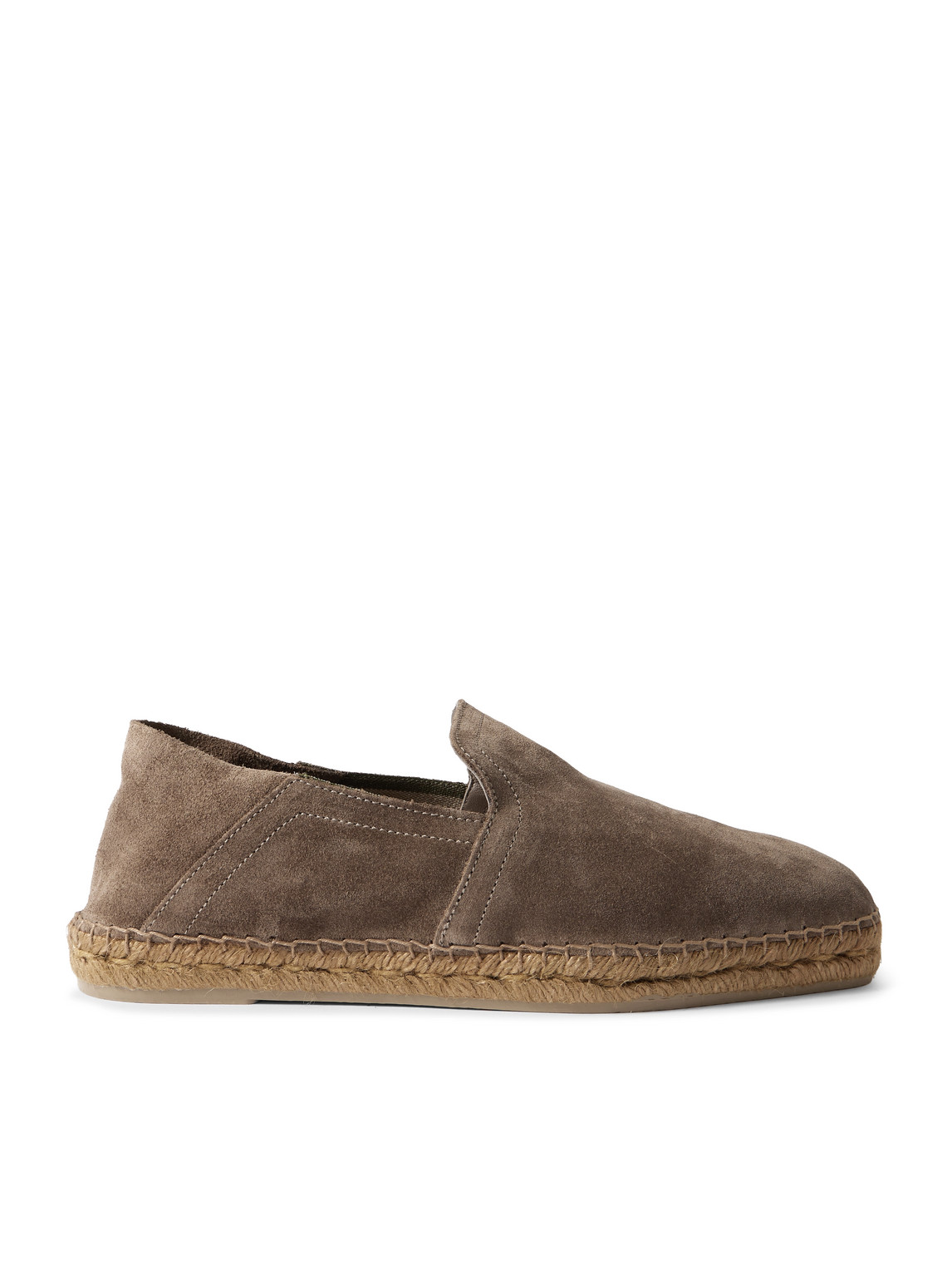 Castaã±er Parker Collapsible-heel Suede Loafers In Brown