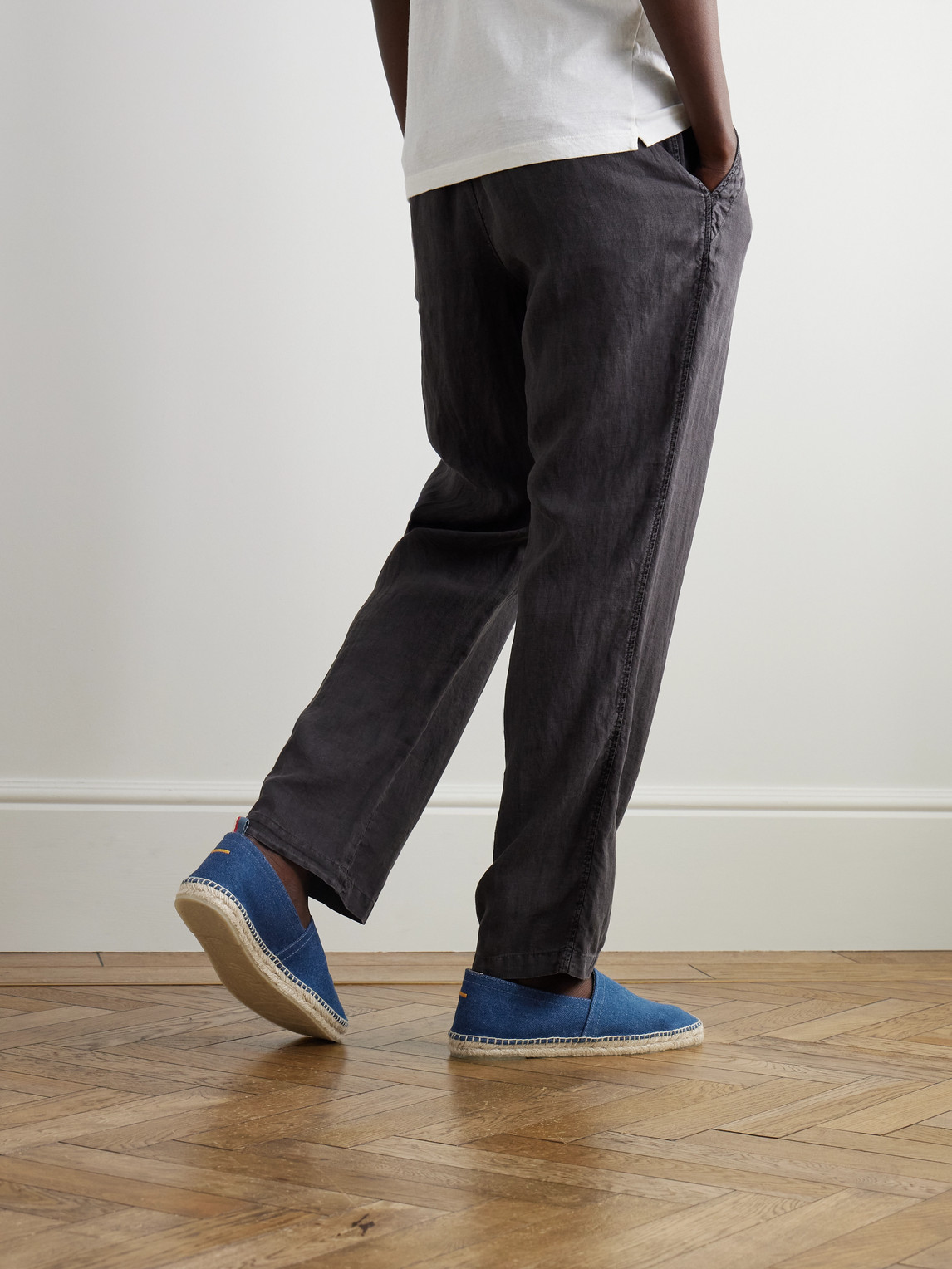 Castaã±er Pablo Denim Espadrilles In Blue