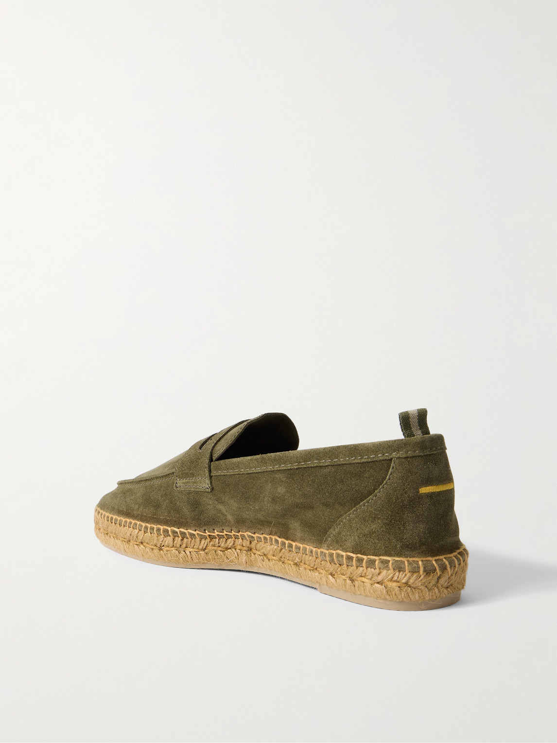 Castaã±er Nacho Suede Espadrilles In Green