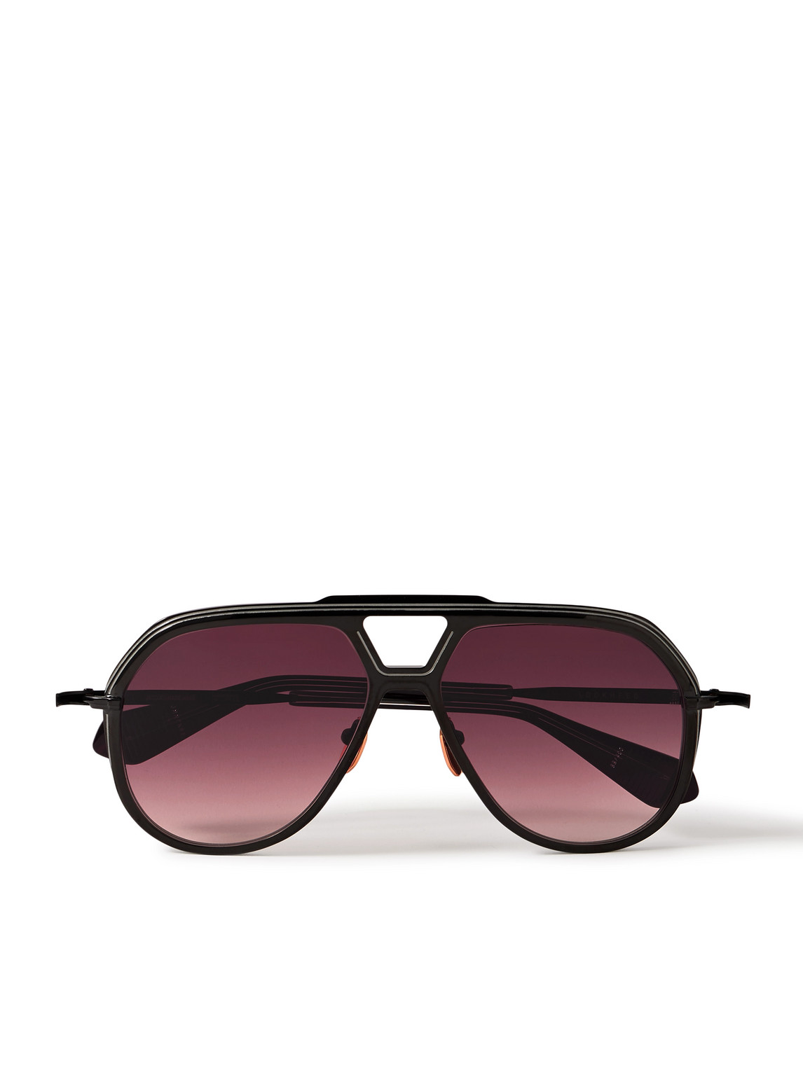 Lockheed Aviator-Style Titanium Sunglasses