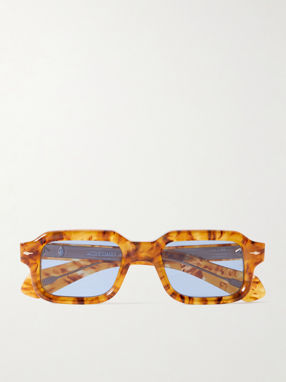 Jacques Marie Mage Sandro Rectangular-Frame Tortoiseshell Acetate Sunglasses - Men