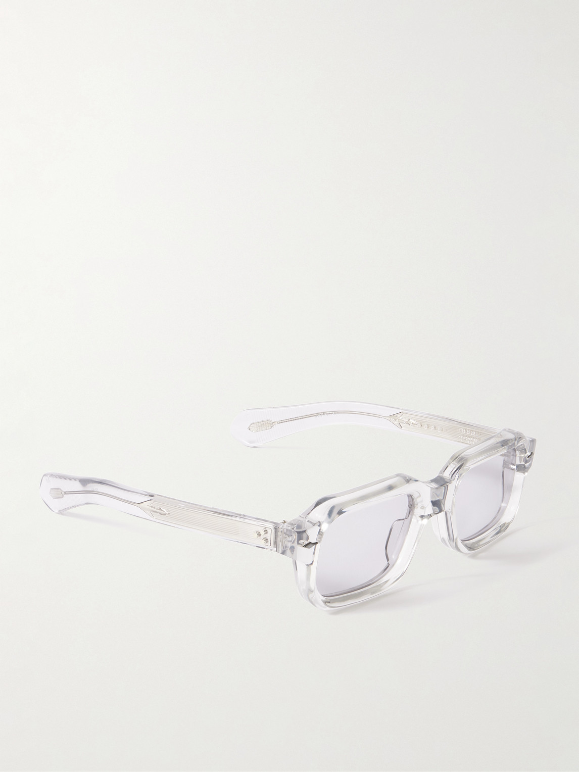 Jacques Marie Mage Sandro Rectangular-frame Acetate Sunglasses In Silver