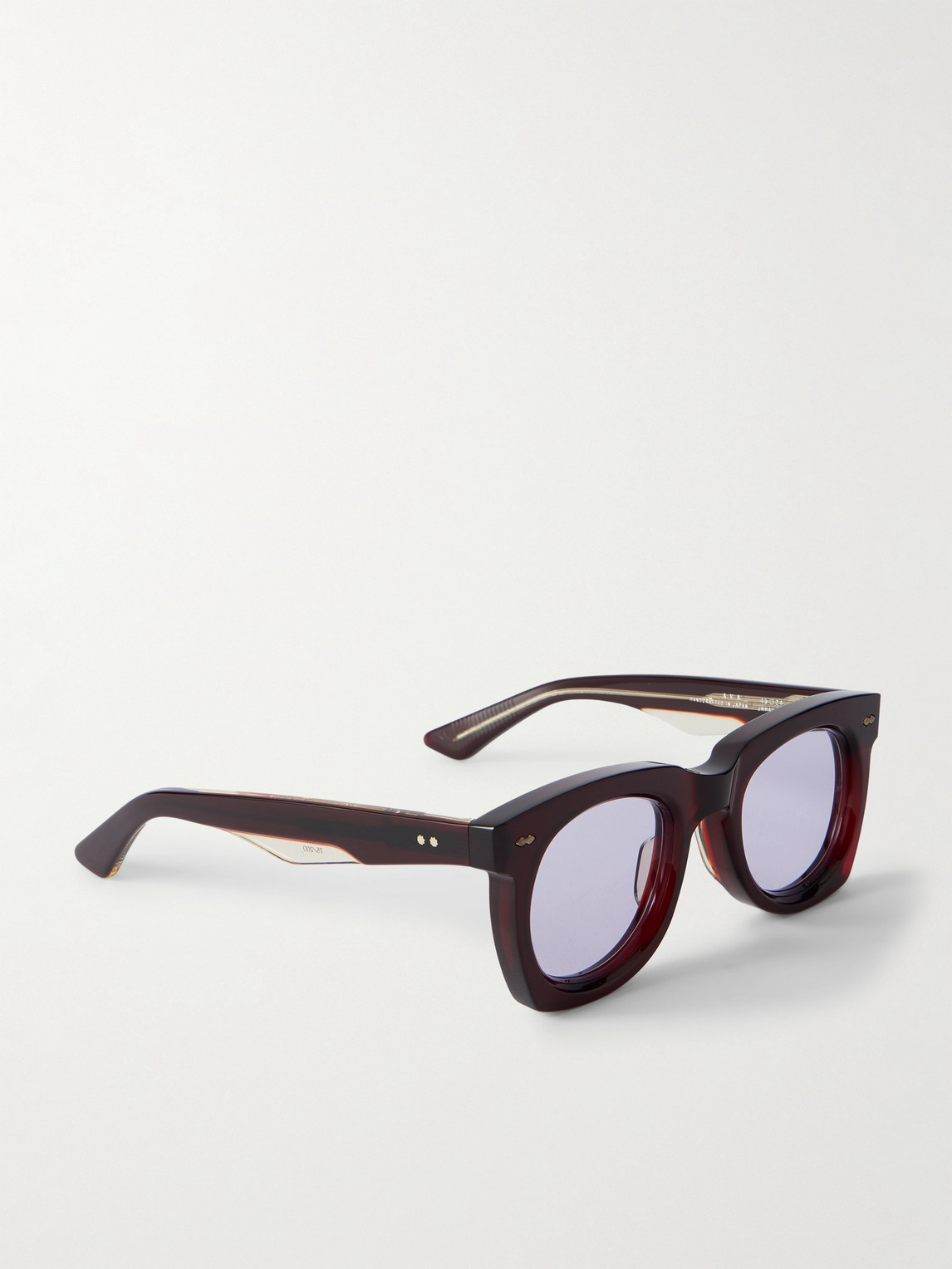 Jacques Marie Mage Ava Round-frame Acetate Sunglasses In Red