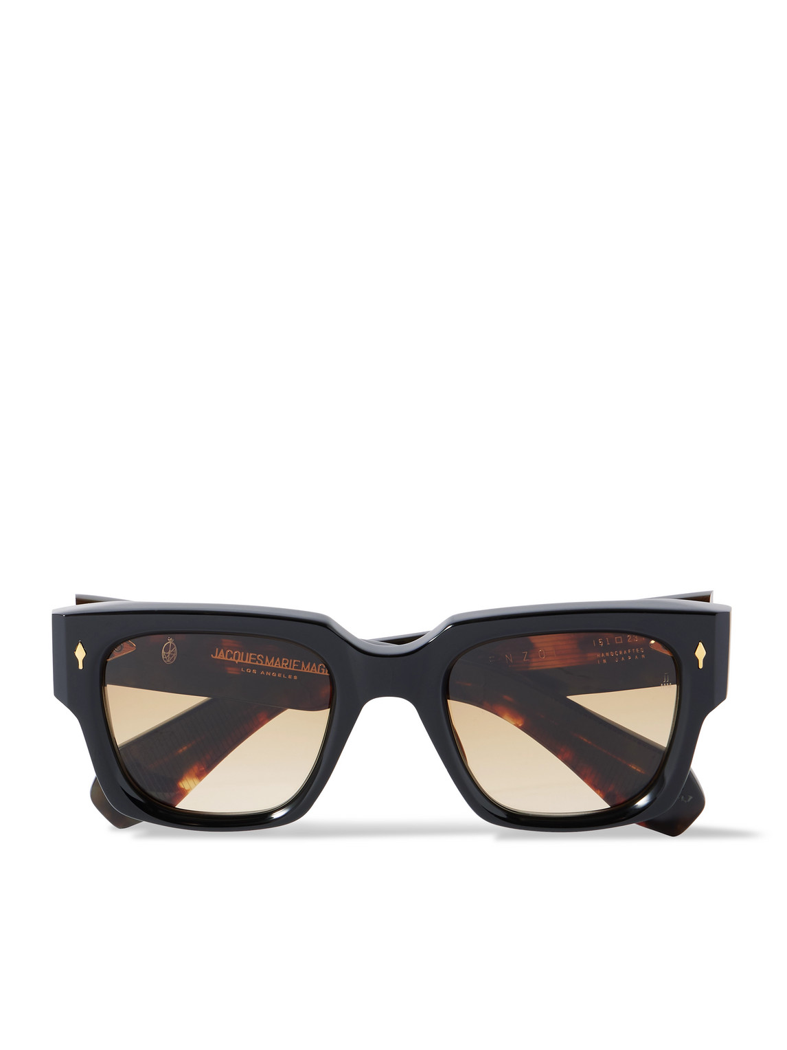 Jacques Marie Mage Enzo Square-frame Acetate Sunglasses In Tortoiseshell