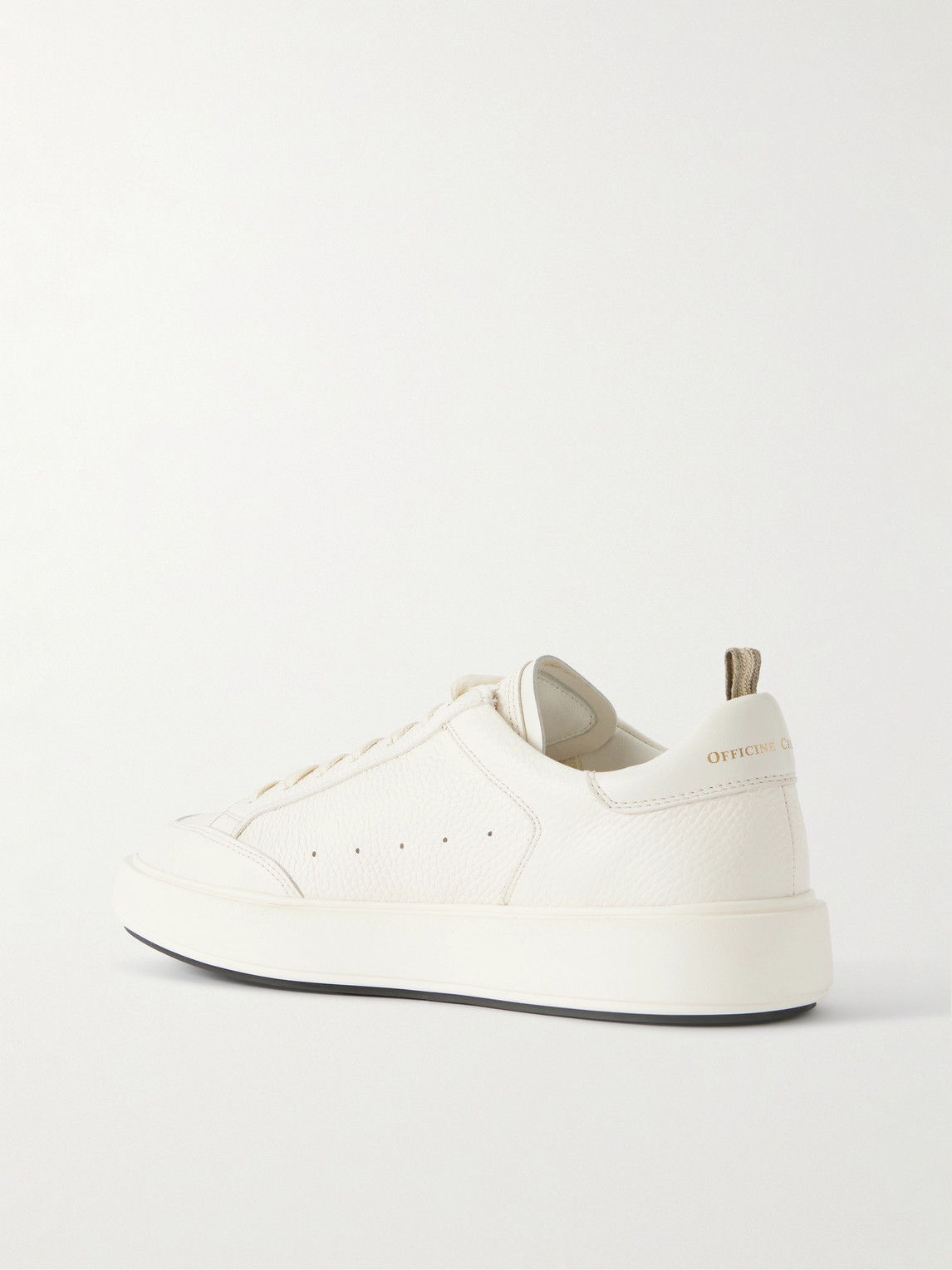 Officine Creative Sequel 001 Full-grain Leather Sneakers In White