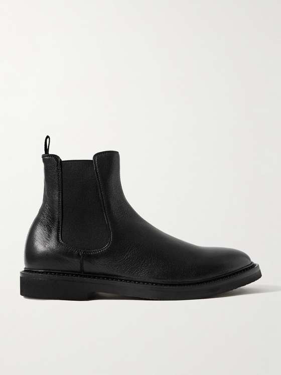 Officinecreative Hopkins Flexi 204 Glossed Deerskin Chelsea Boots