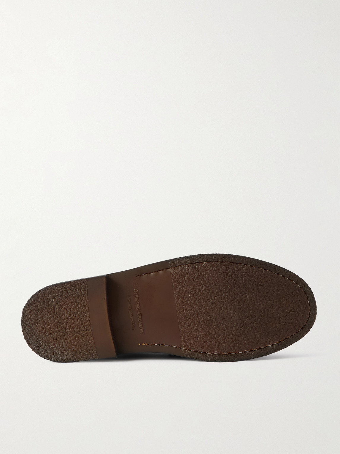 Officine Creative Balfron Flexi 001 Full-grain Leather Penny Loafers In Black